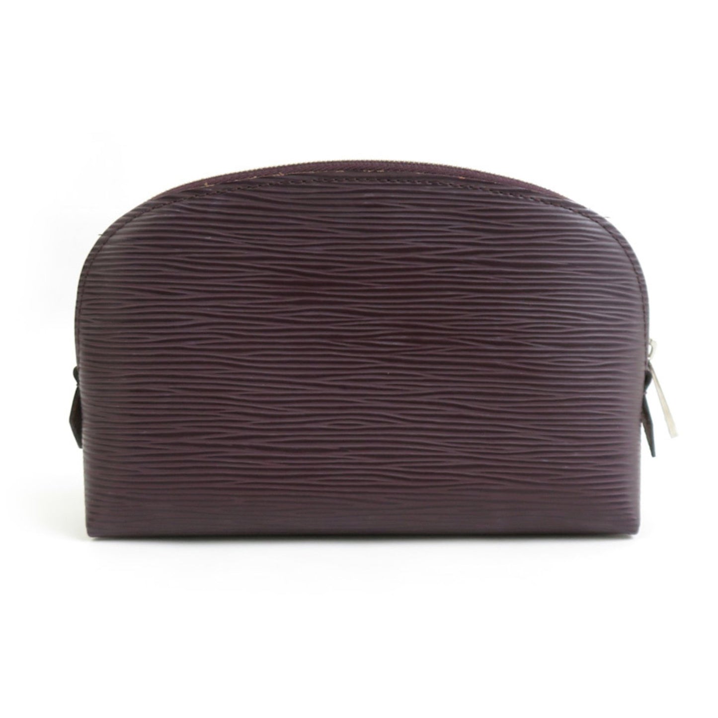 Louis Vuitton Epi Pochette Tick Leather Dark Purple Silver