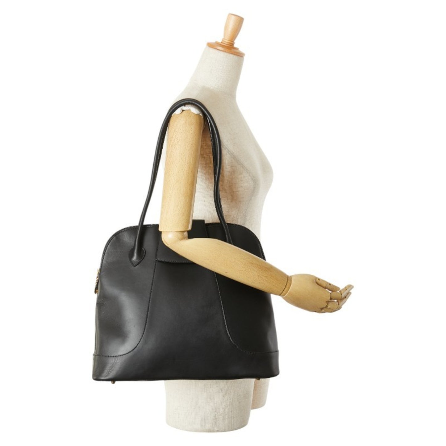 Bally Logo Handbag Tote Bag In Black Leather