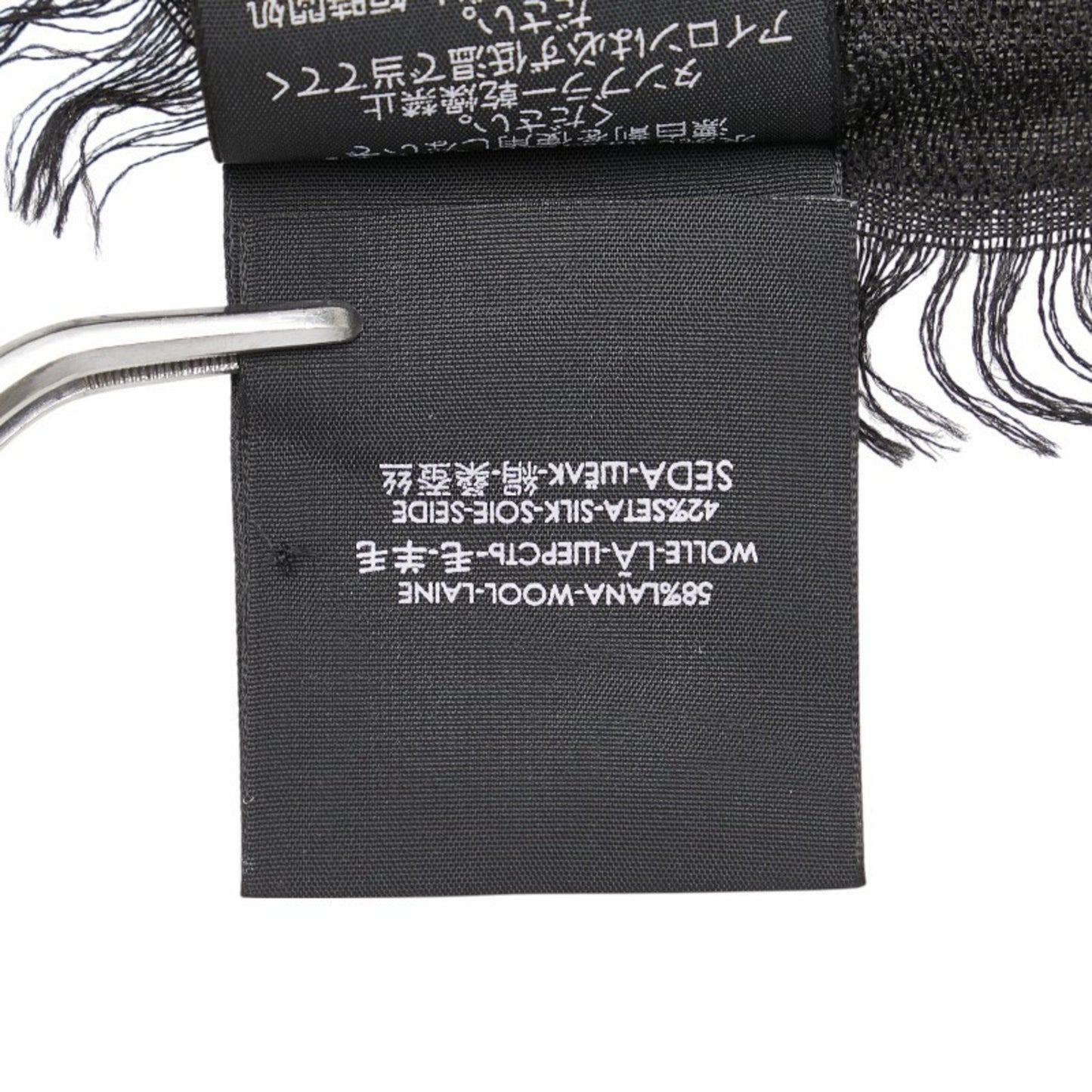 Gucci Gg Print Scarf In Black Wool