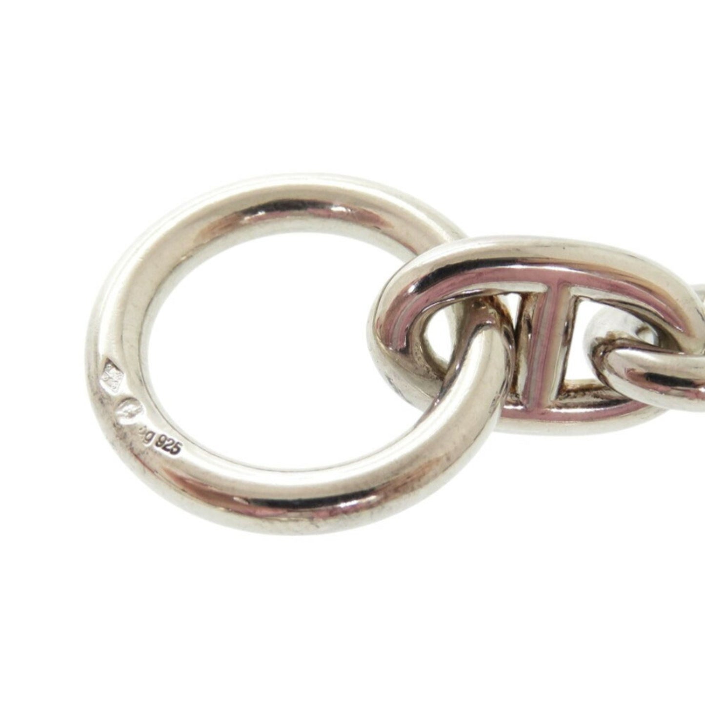 Hermes Chaine D'Ancre Mm 15 Links Silver 925 Bracelet 0365Hermes