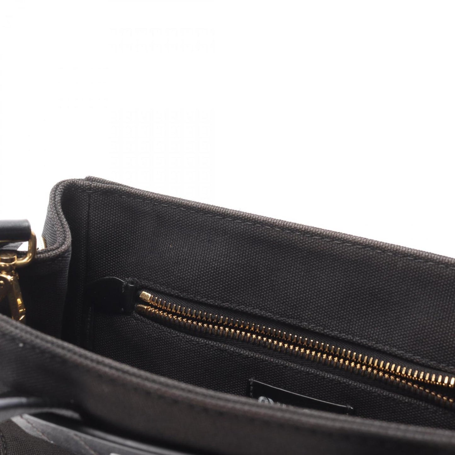 Miu Miu Miu Canapa Tote Bag Canvas Leather