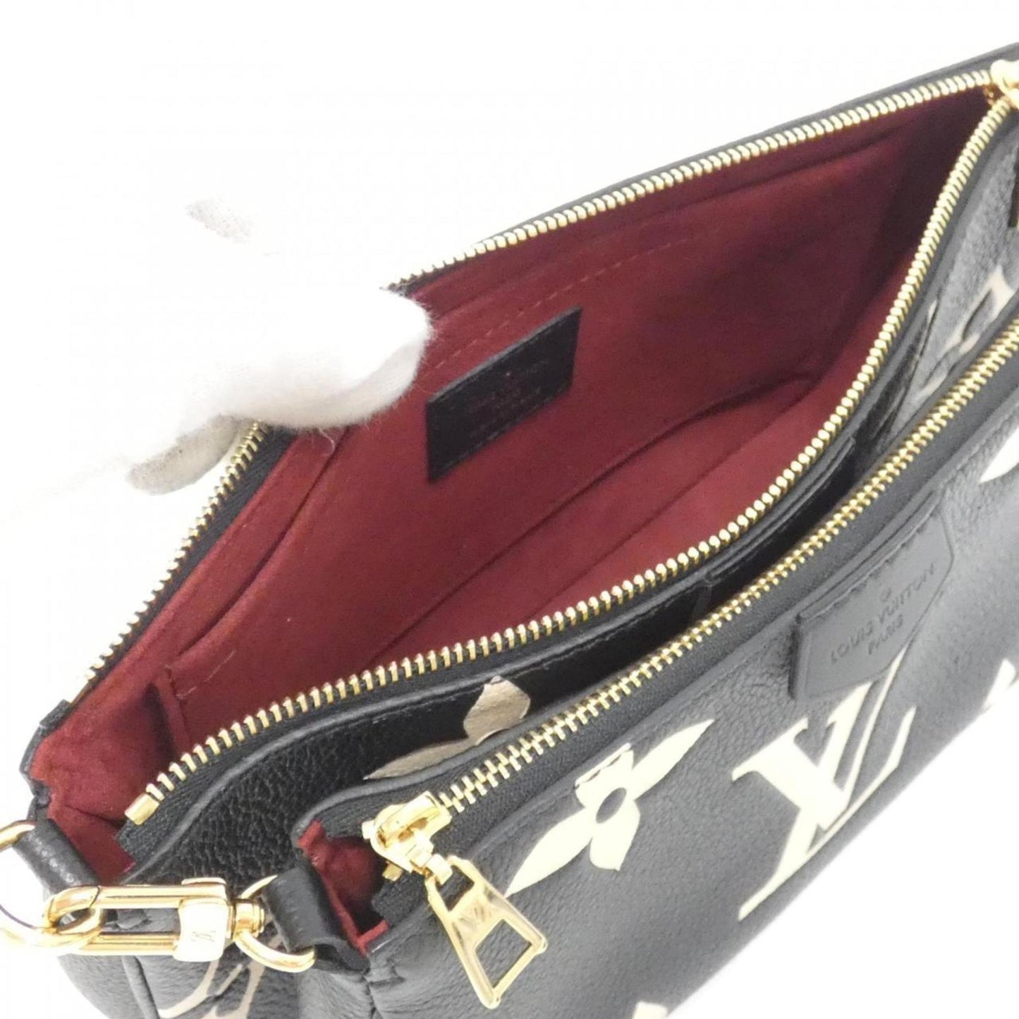 Louis Vuitton Two-Tone Monogram Empreinte Multi Pochette Accessoires Shoulder Bag M45777