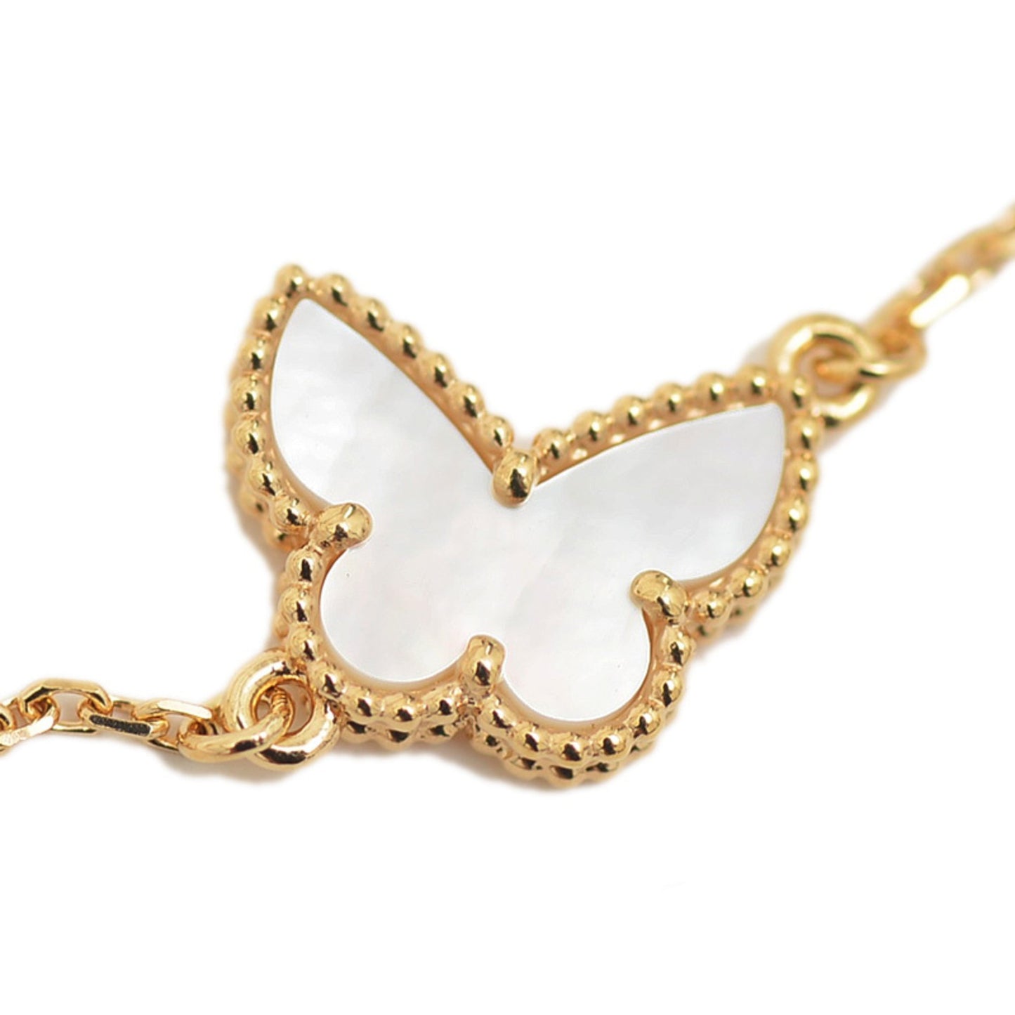 Van Cleef & Arpels Sweet Papillon Bracelet In 18K Yellow Gold