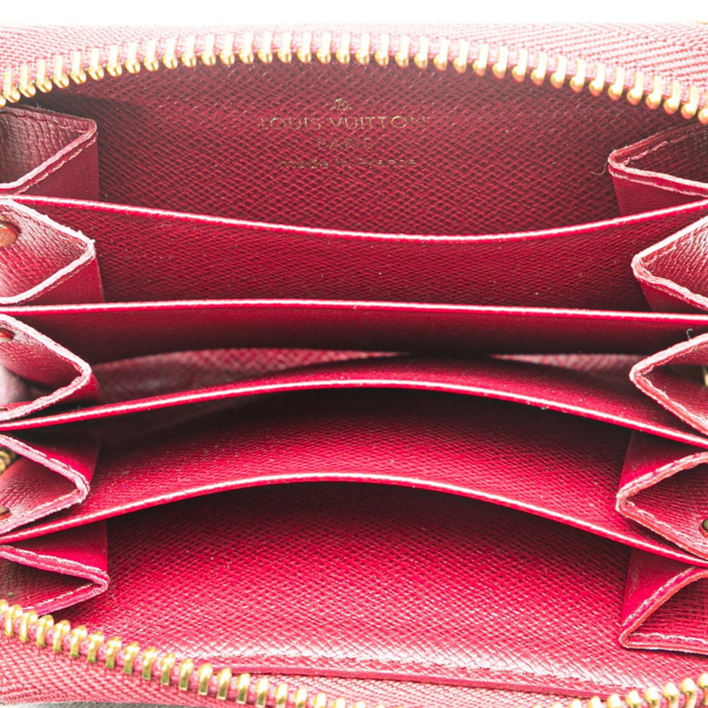 Louis Vuitton Monogram Muticart Card Case M61299 Fuchsia Red Pvc Leather