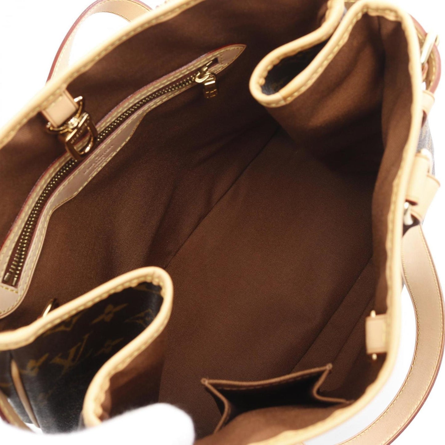 Louis Vuitton Batignolles Vertical Tote Bag Coated Canvas Leather Monogram
