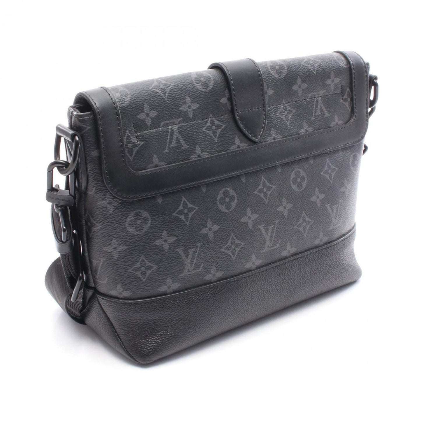 Louis Vuitton Saumur Messenger Shoulder Bag In Coated Canvas And Leather