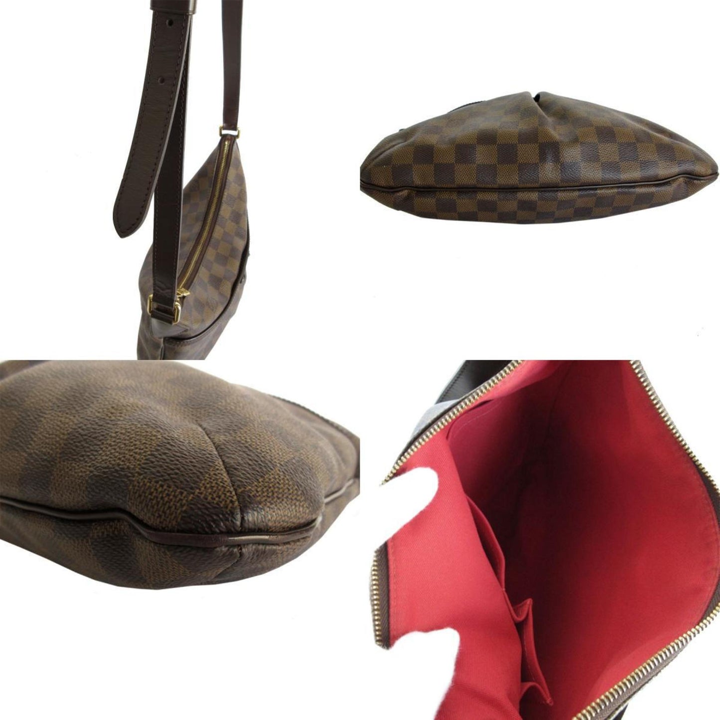 Louis Vuitton Louis Vuitton Shoulder Bag Damier Bloomsbury Pm Canvas Brown Gold