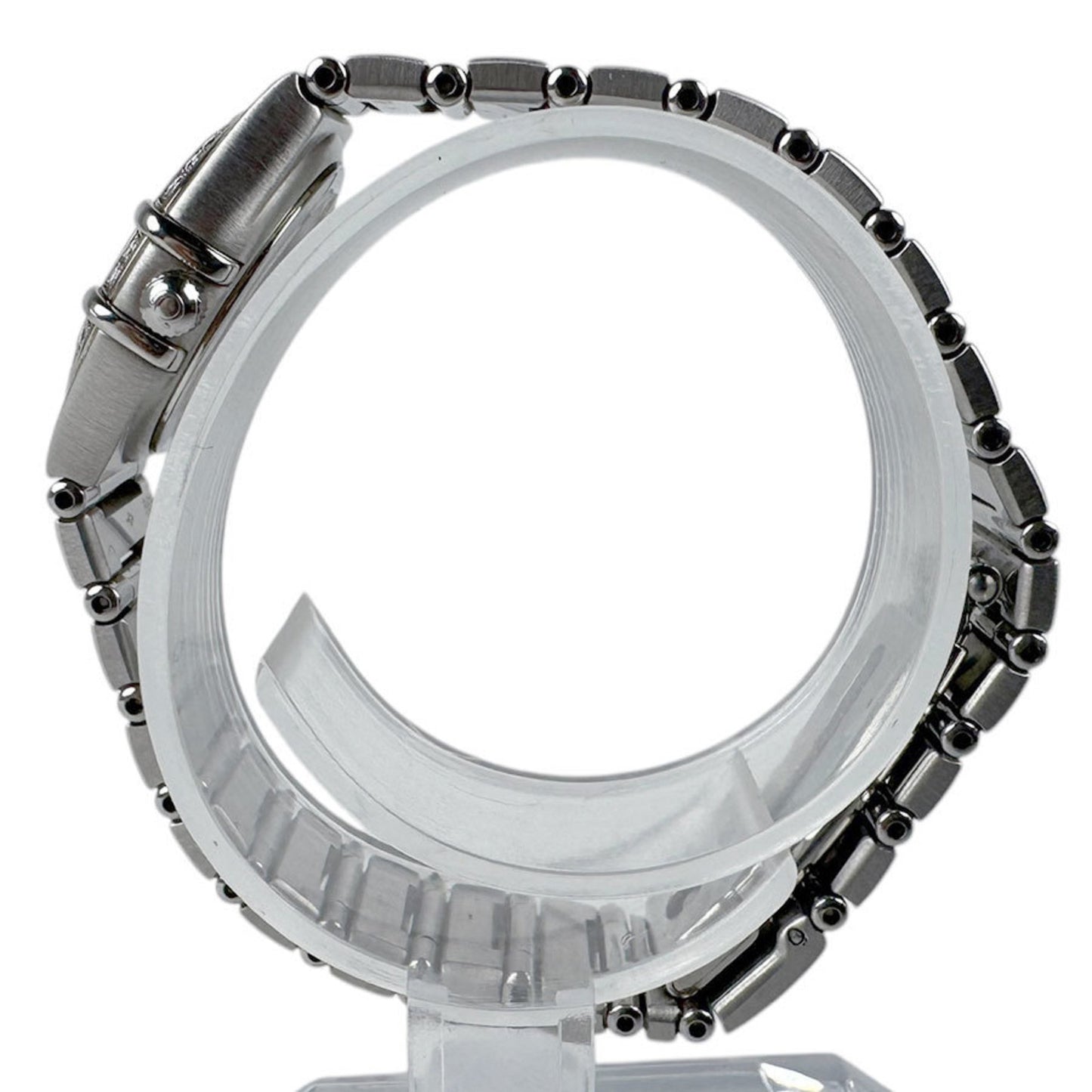 Omega Constellation Watch Stainless Steel Bezel Diamond Silver X White