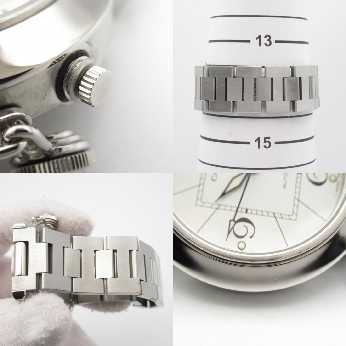 Cartier Pasha C Watch Stainless Steel Boys White W31074M7