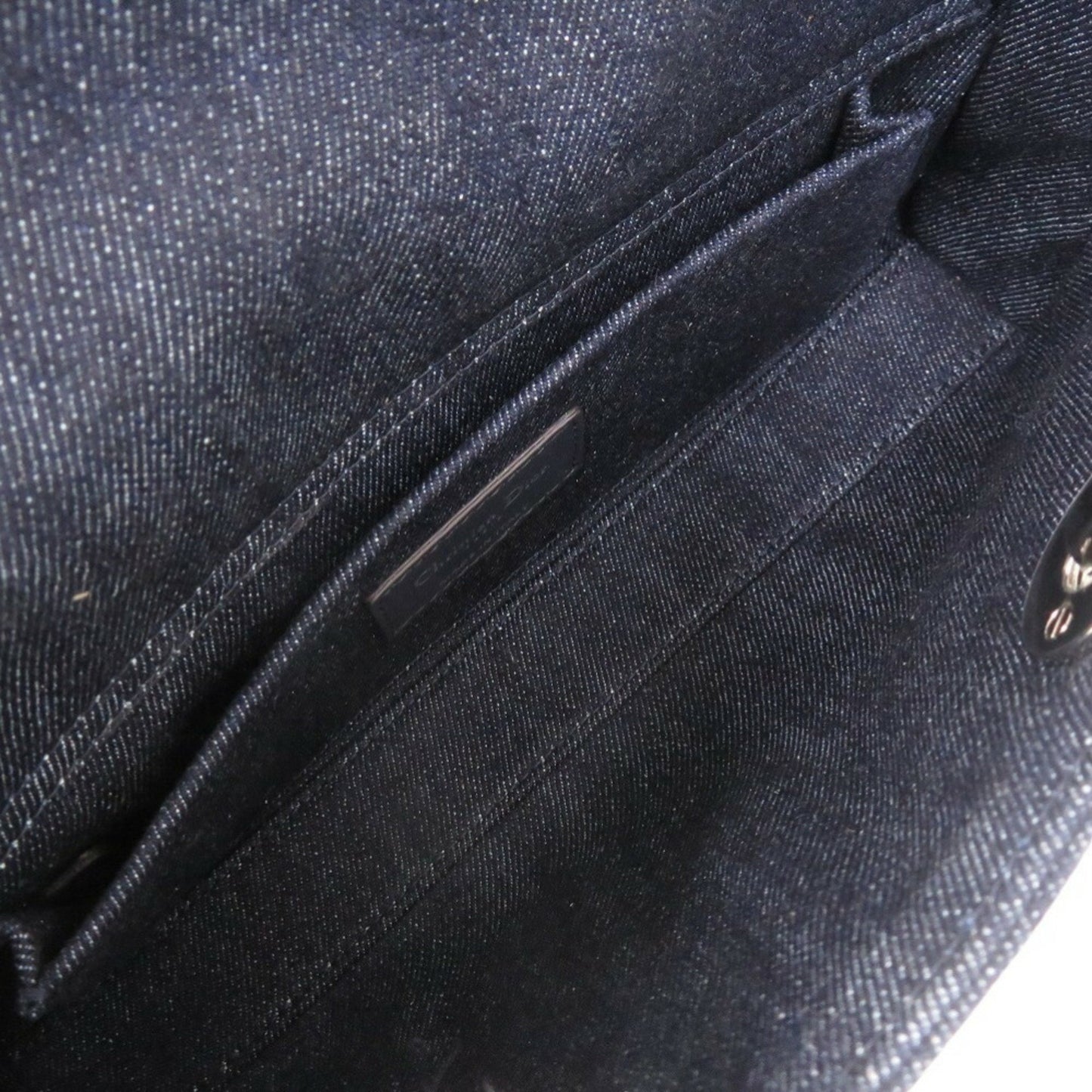 Unused Christian Dior Lady D-Joy Cannage Medium Denim Blue Handbag/Shoulder Bag 1196