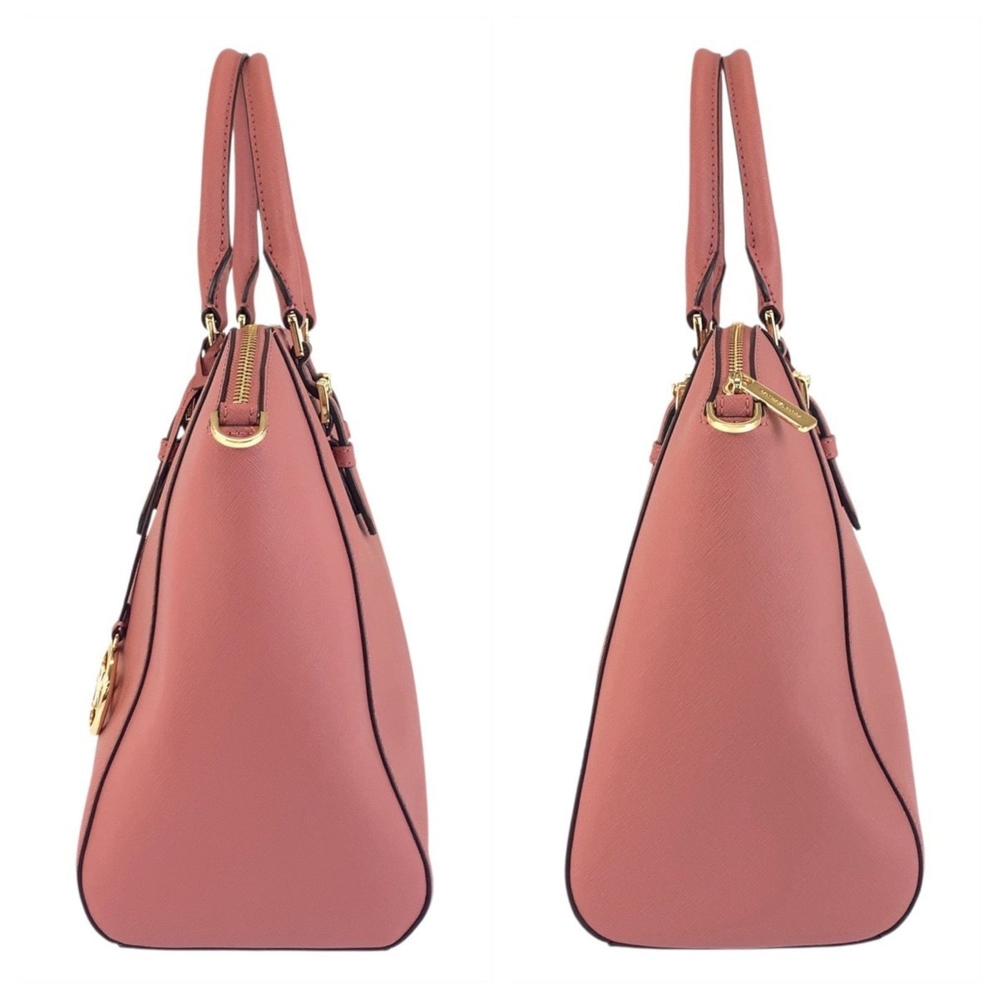 Michael Kors Ciara Pink Gold Hardware Leather 35H5Gc6S3L Handbag Shoulder Bag 2Way