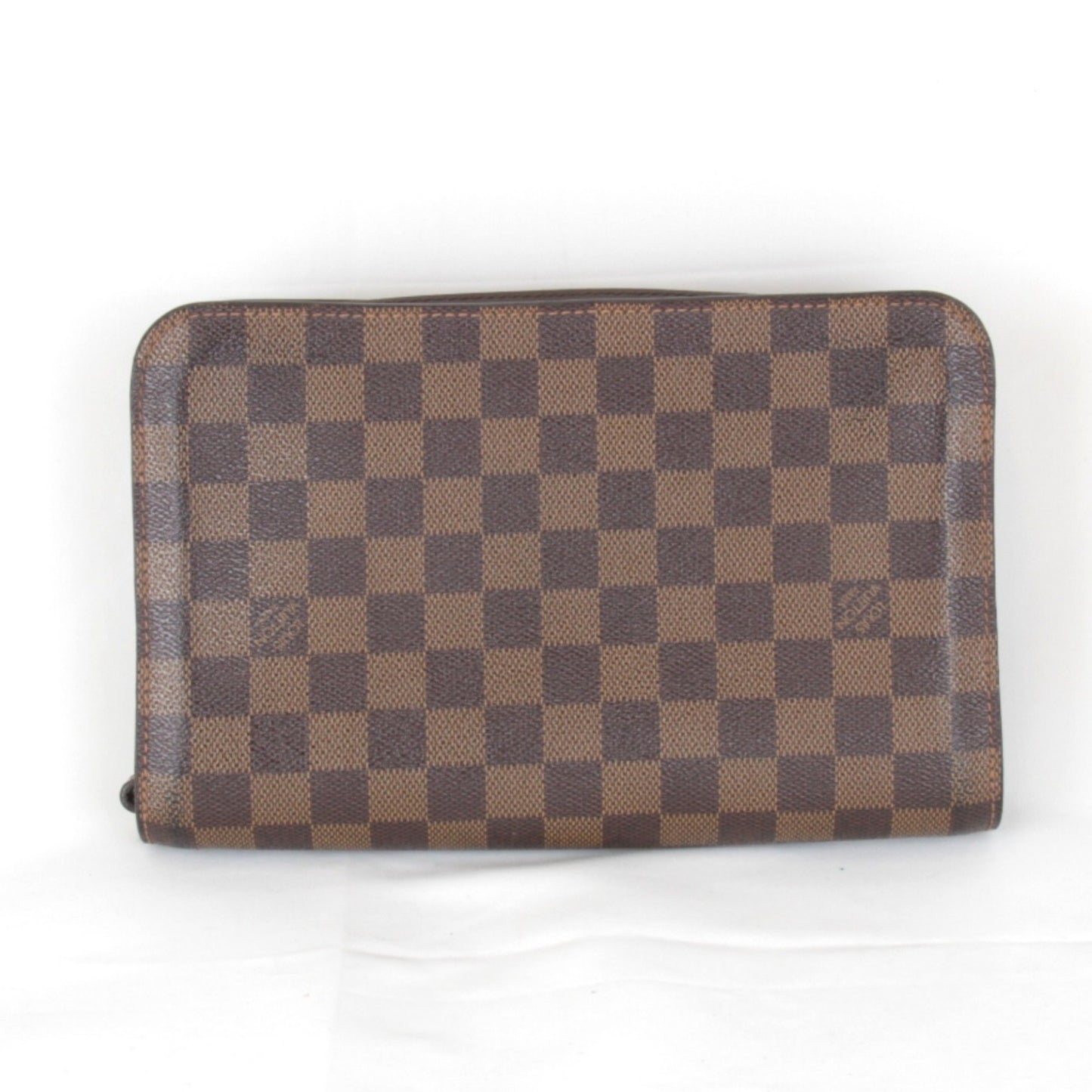 Louis Vuitton Saint Louis N51993 Clutch Bag Damier Canvas Brown