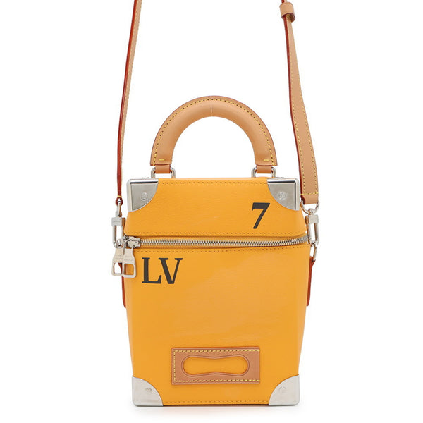 Louis Vuitton Cowhide Leather Vertical Box Trunk M59666 2-Way Shoulder Bag