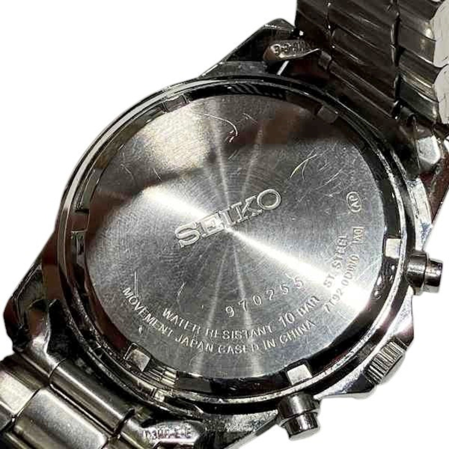 Seiko 7T92-0Dw0 Quartz Chrono Goraff Watch