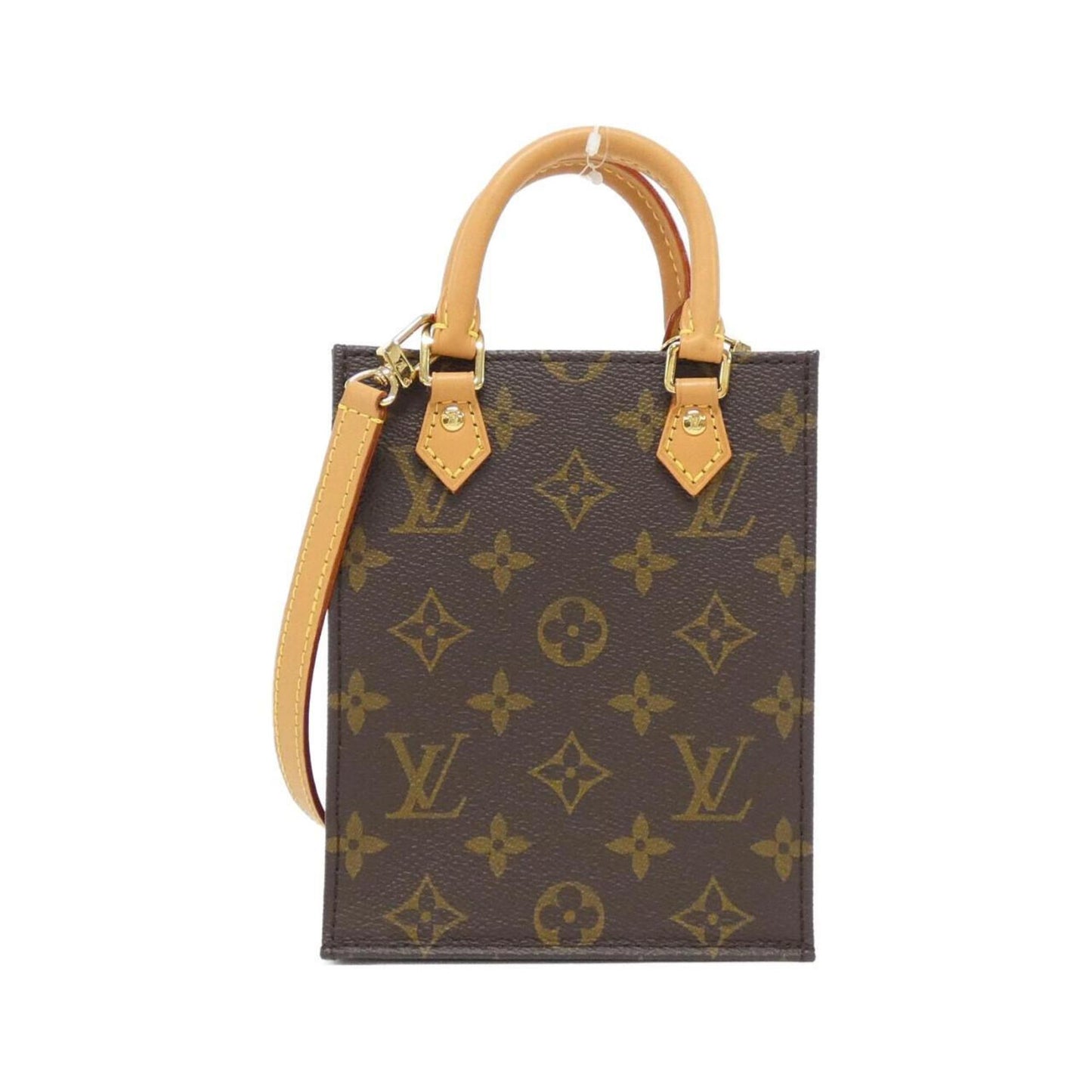 Louis Vuitton Monogram Petite Sac Plat M81295 Handbag