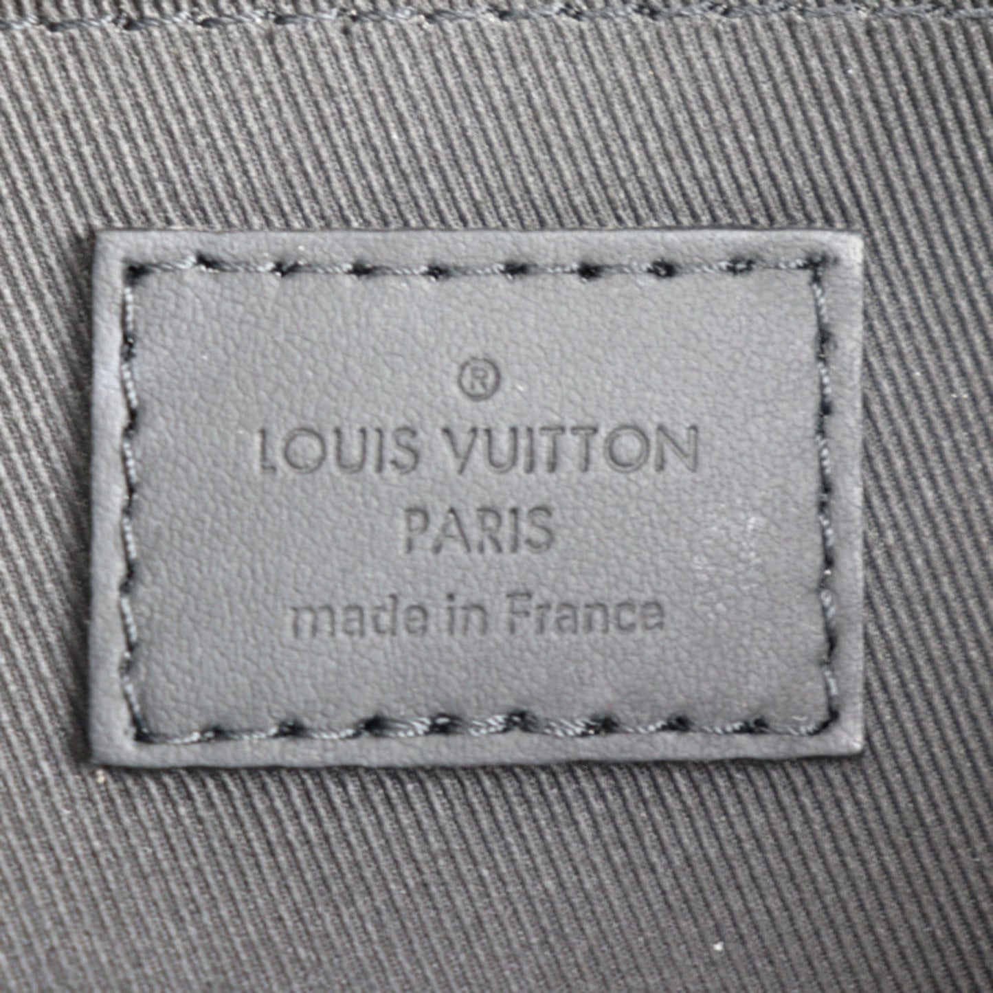 Louis Vuitton Monogram Porochon Shoulder Bag M59927 Taurillon Leather Gray X Yellow White Silver