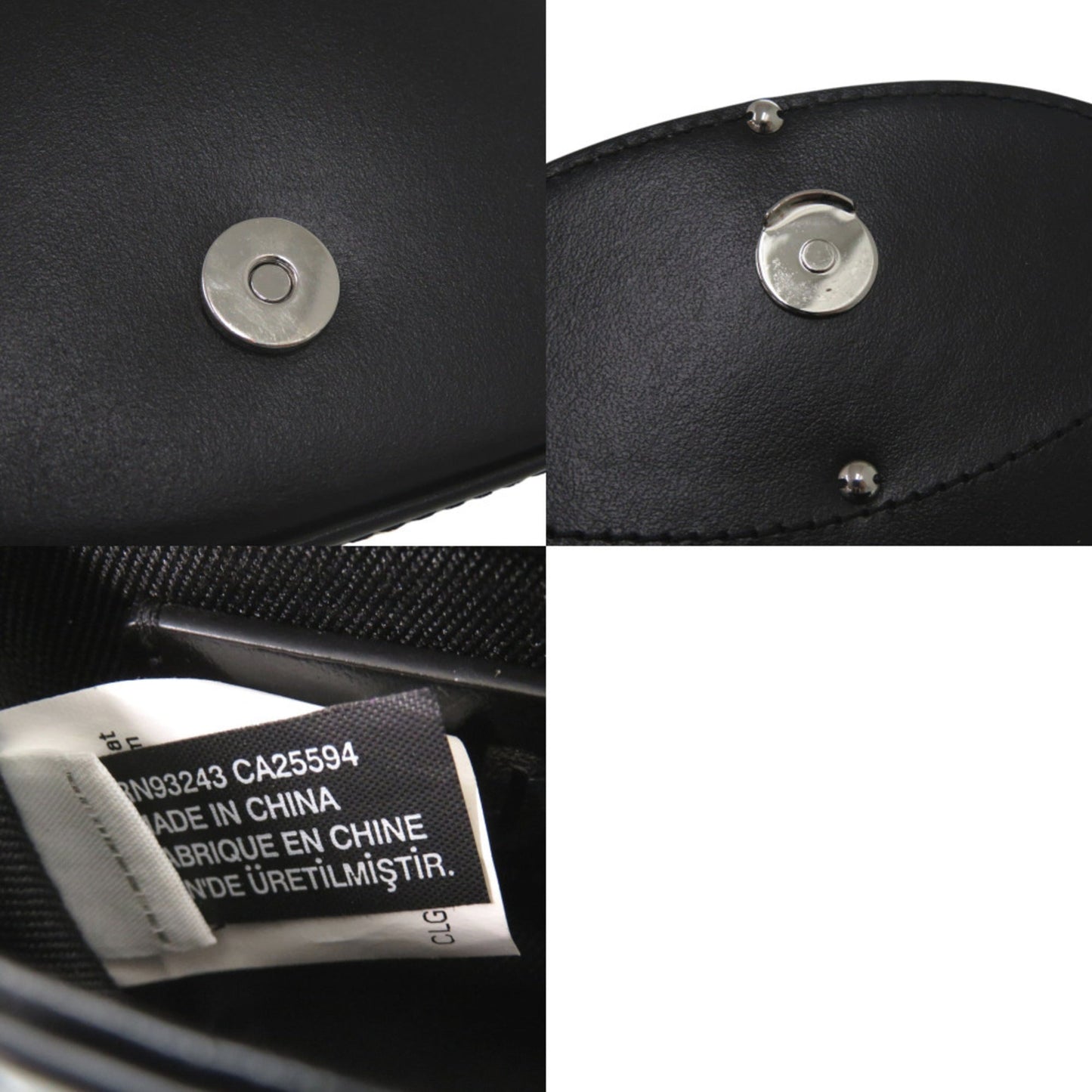 Diesel 1Dr Xs Wonder X08709 Pr818 Leather Black Shoulder Bag 0644 Diesel