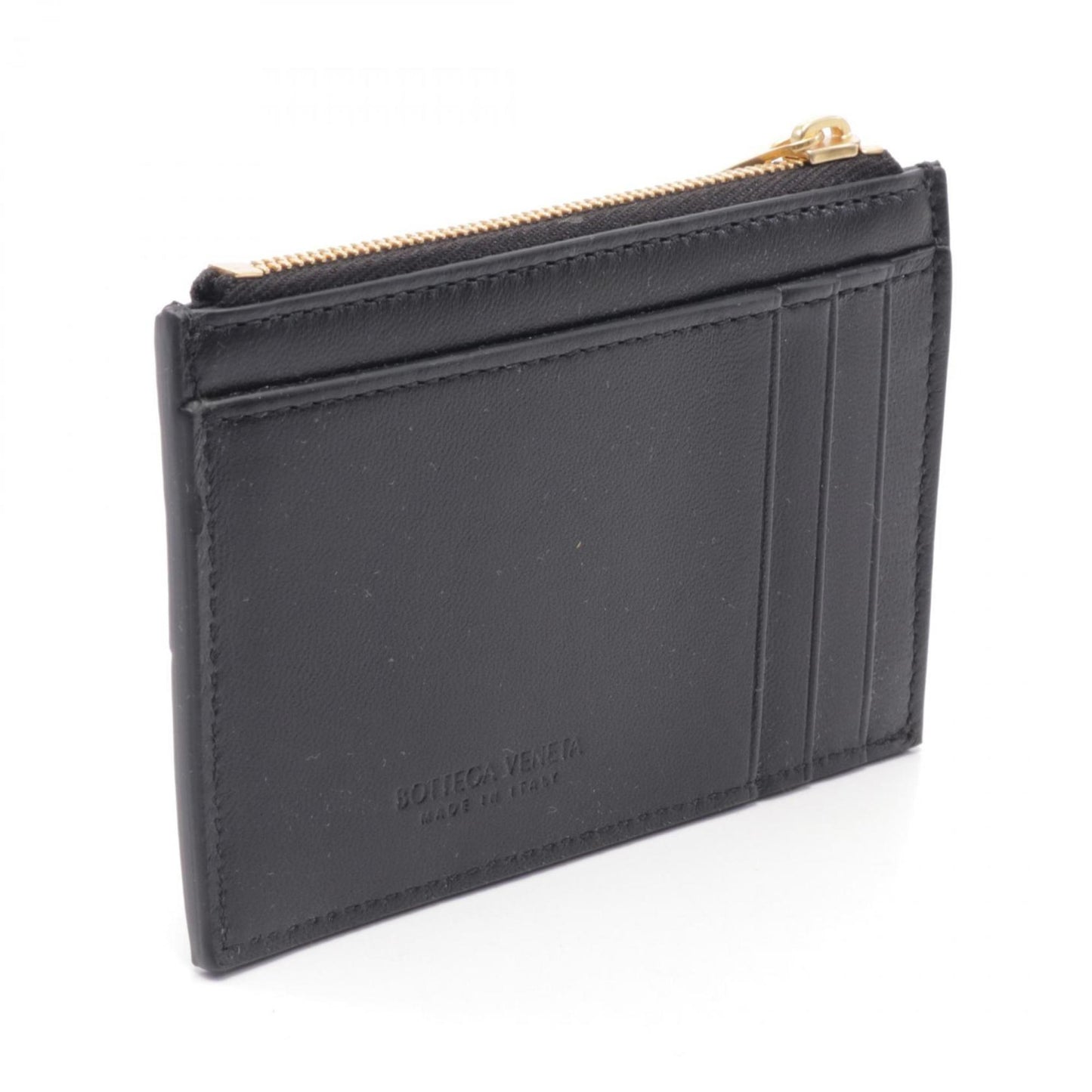 Bottega Veneta Cassette Coin Case Wallet Leather
