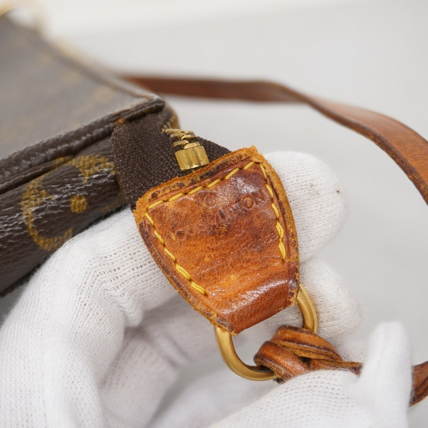 Louis Vuitton Monogram Pochette Accessoires M51980 Brown