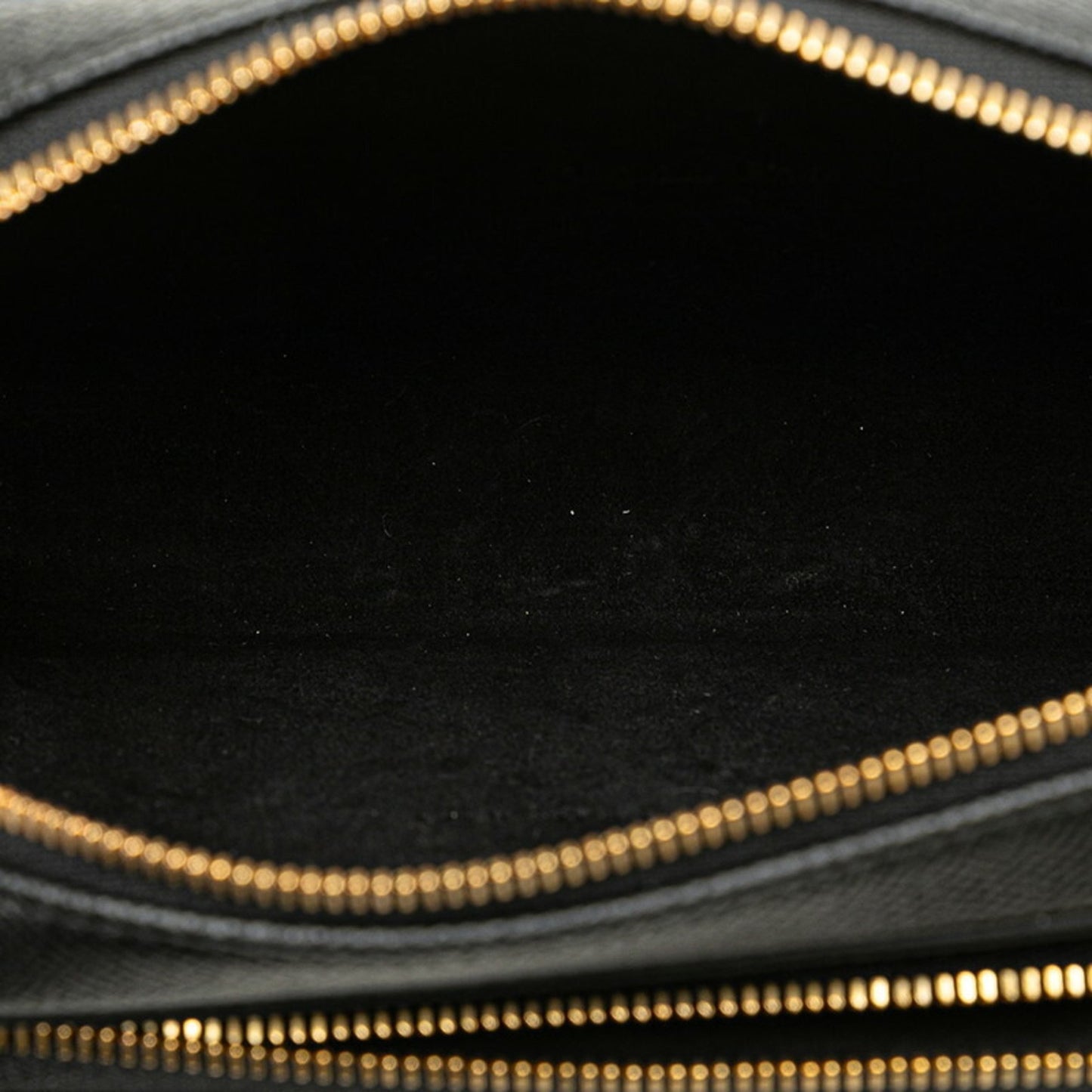 Christian Dior Dior Caro Double Pouch Shoulder Bag Black Leather