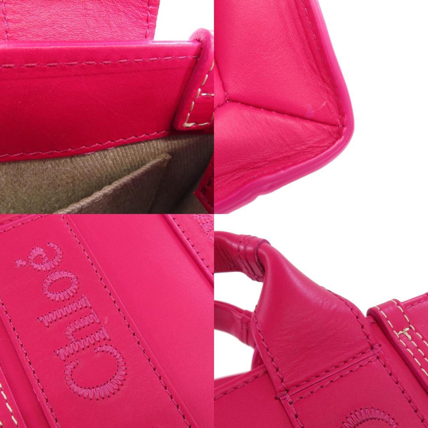 Chlo Chloe Woodymi Handbag Leather