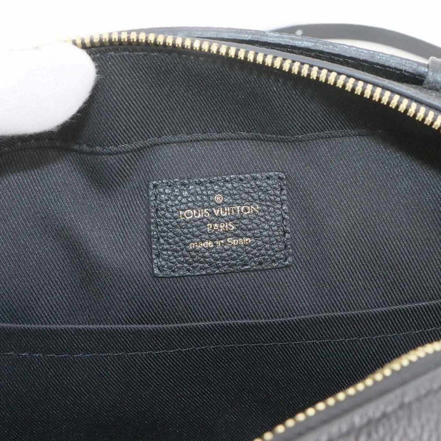 Louis Vuitton Monogram Empreinte Saintonge Shoulder Bag In Leather Noir