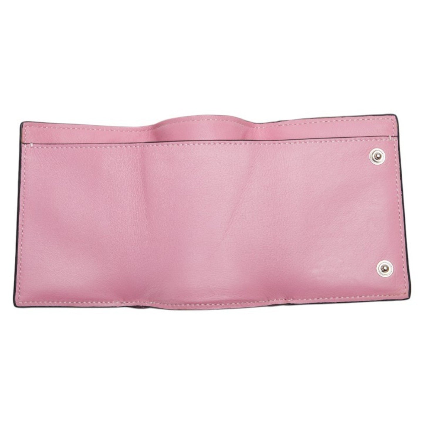 Loewe Anagram Tri-Fold Wallet Pink Leather