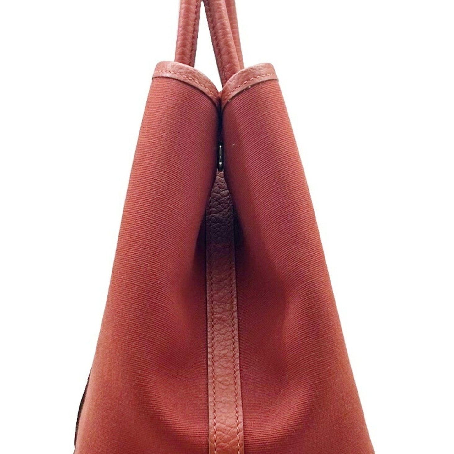 Hermes Garden Tpm Toile Canvas Rouge Venetian Duchess Rose Extreme Z Stamp 2021 Tote Bag