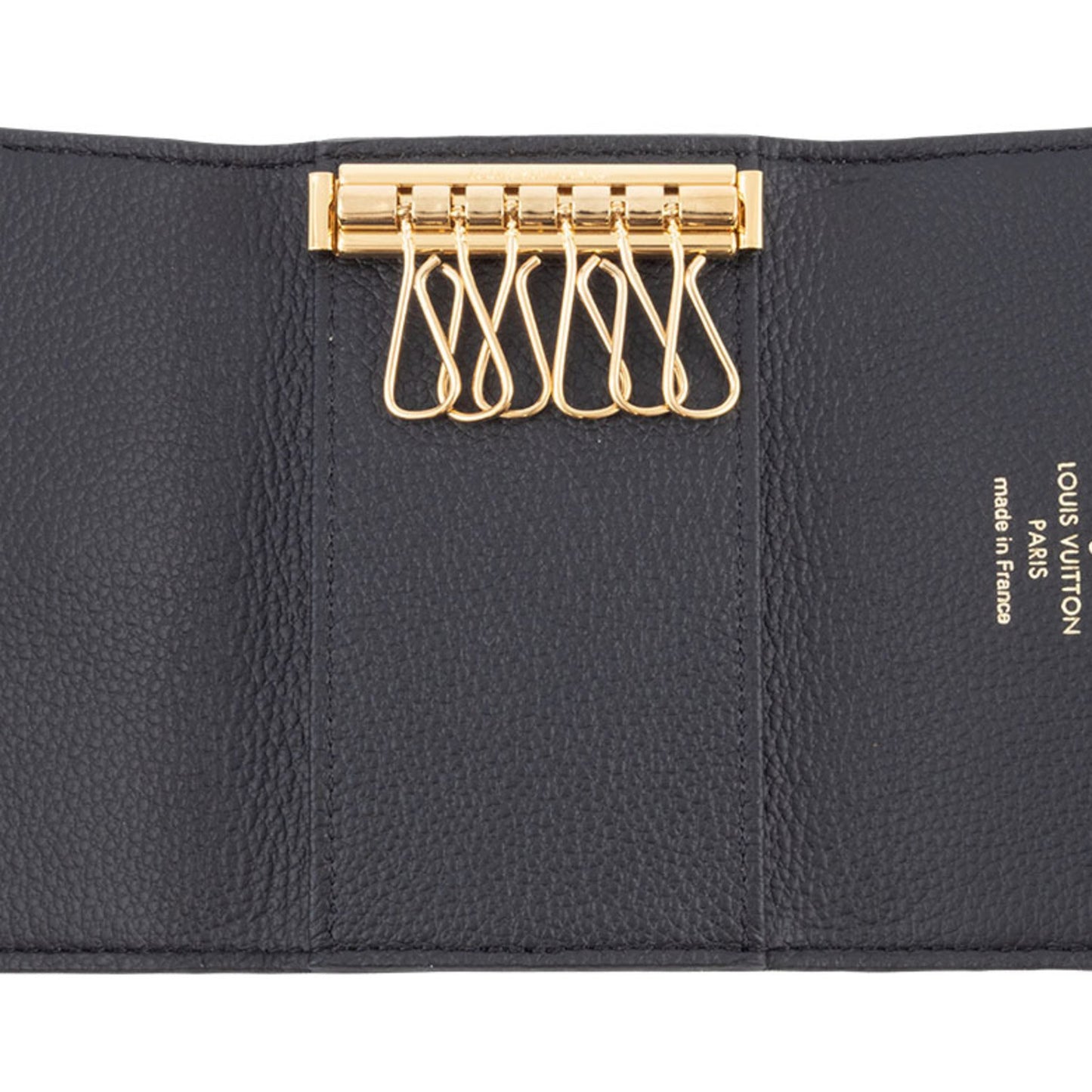 Louis Vuitton Key Case Multicle 6 M64421 Monogram Empreinte Leather Black