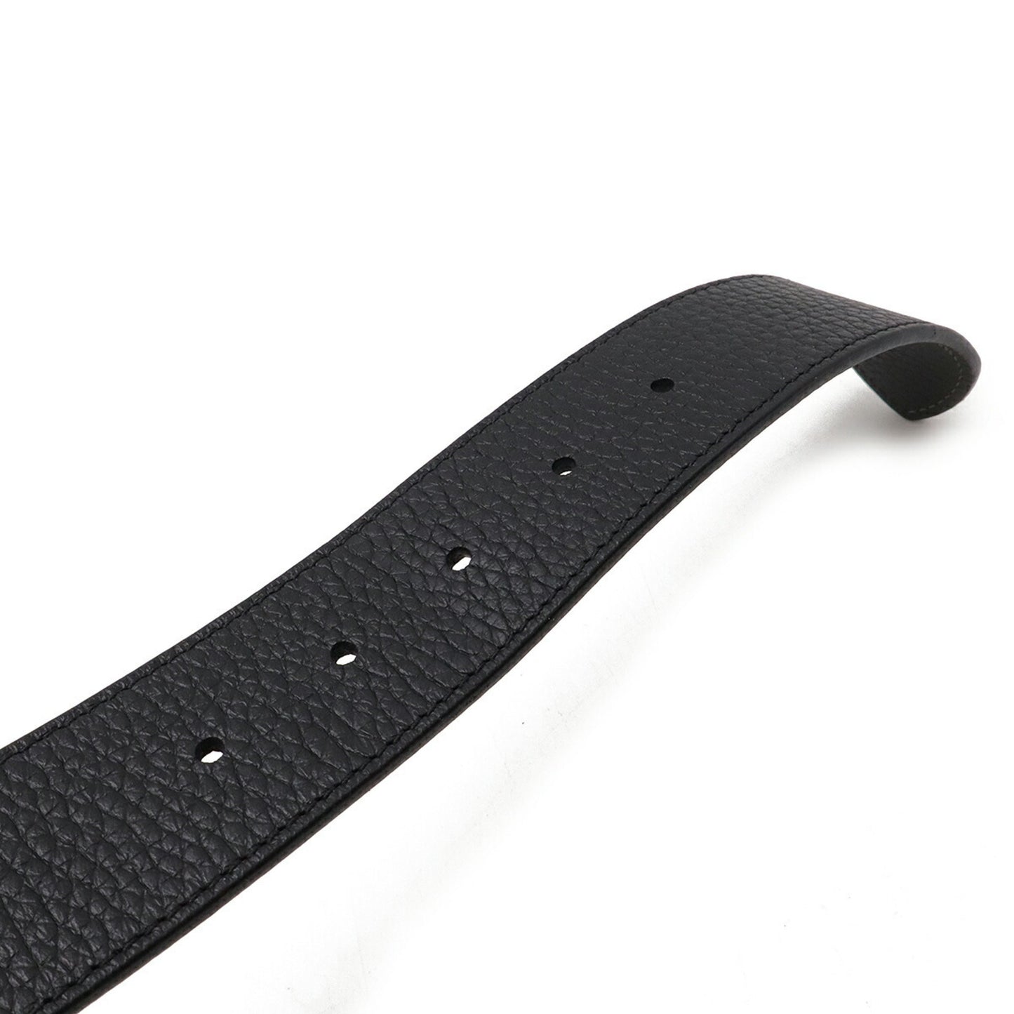 Louis Vuitton Louis Vuitton Santur Reverso Reversible 40Mm Belt Taurillon Leather Black Grey #95