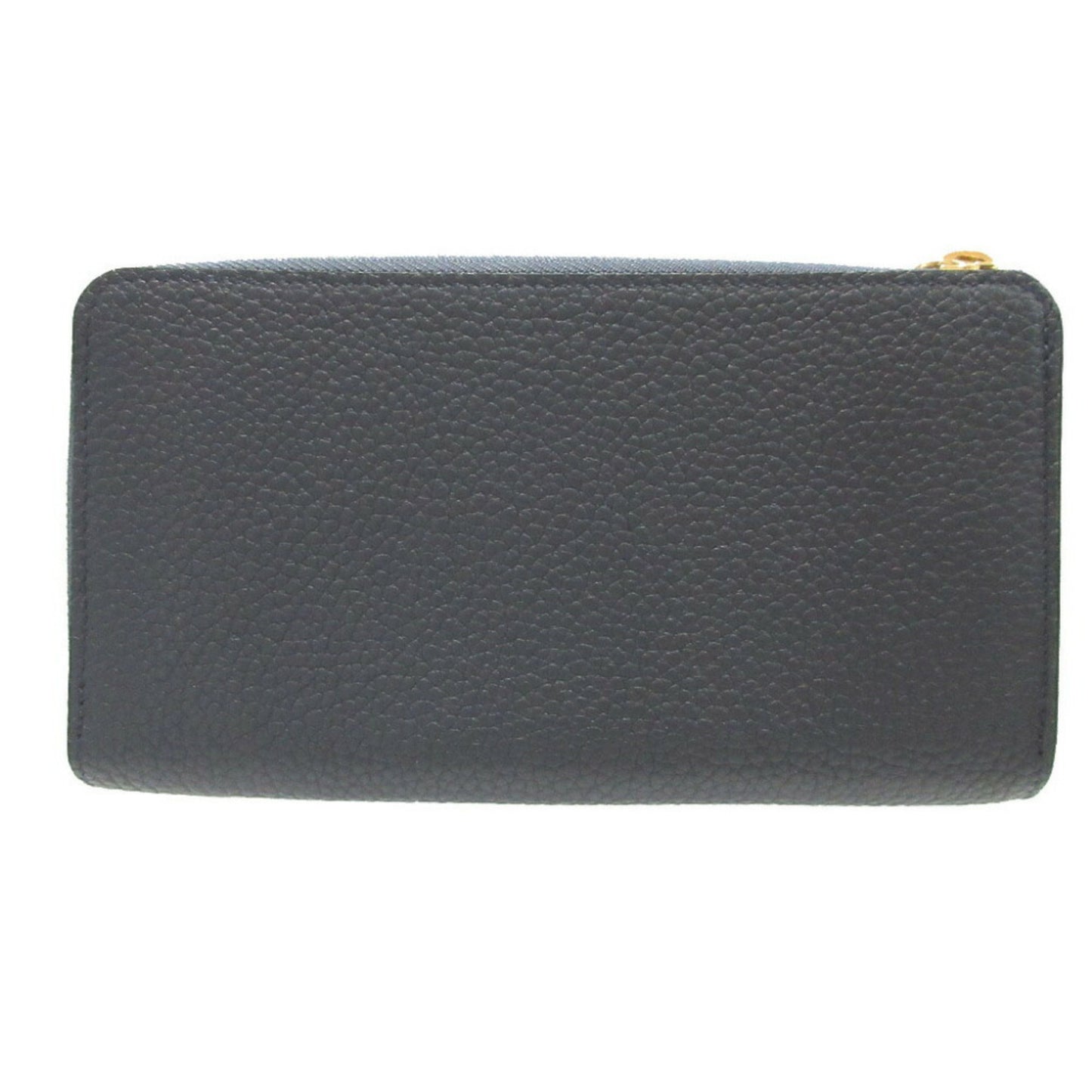 Like New Louis Vuitton Portefeuille Comete M68582 Taurillon Leather Bleu Marine Round Long Wallet