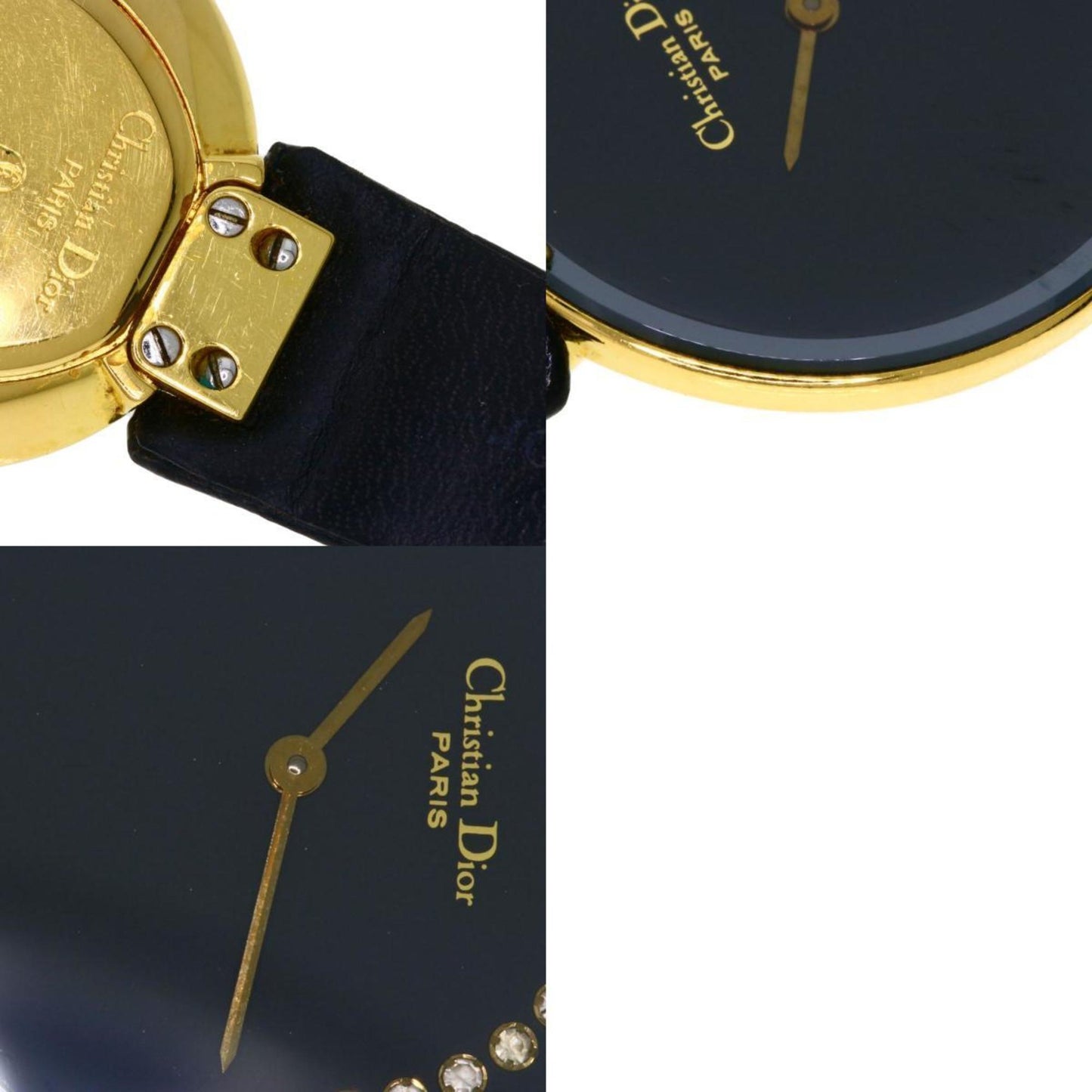 Christian Dior 46.153-3 Gp/Leather