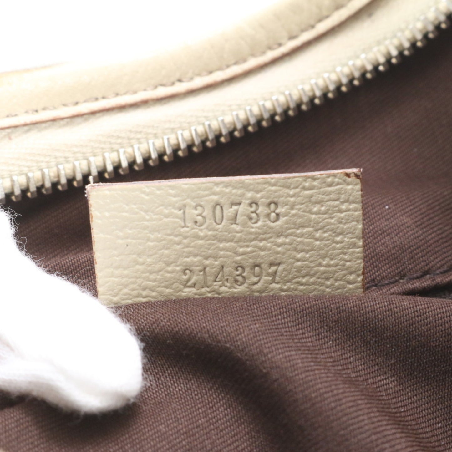 Gucci Gg Canvas Abbey Leather Shoulder Bag