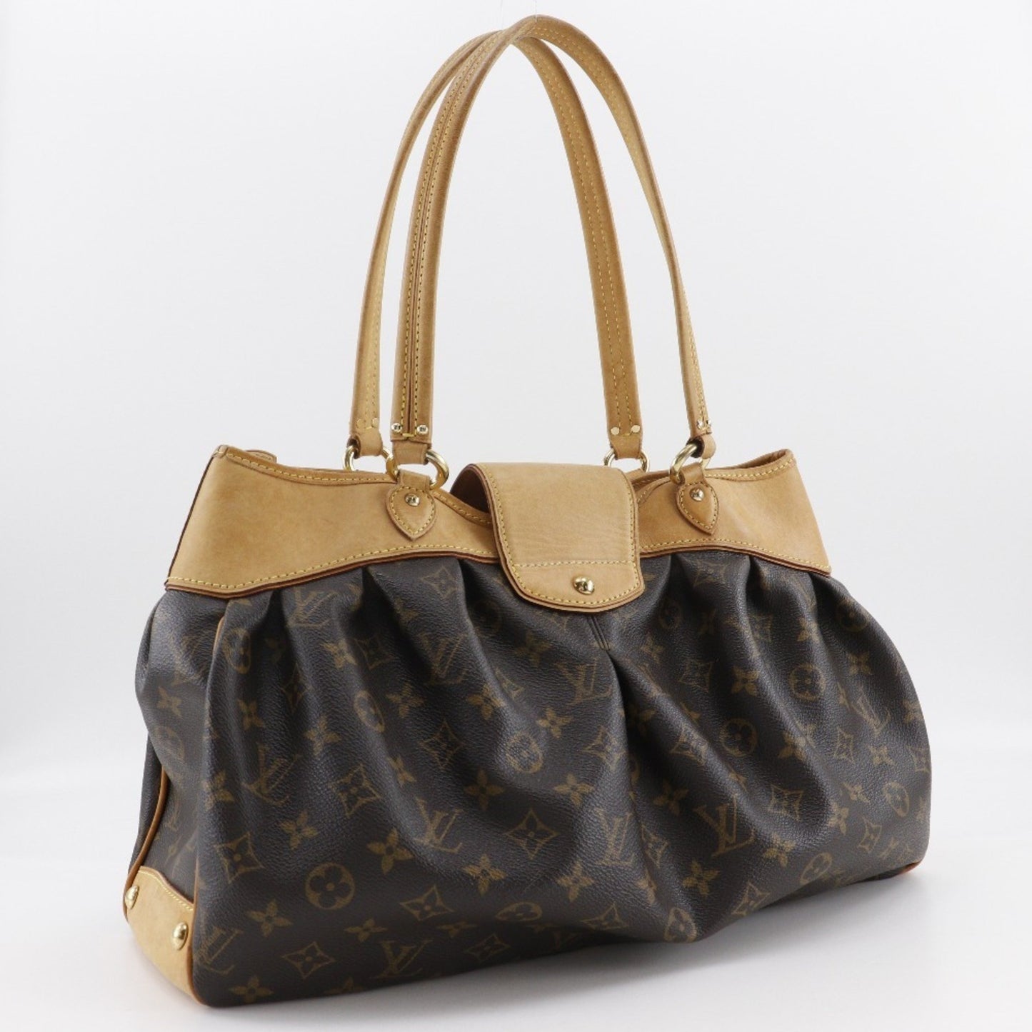 Louis Vuitton Louis Vuitton Boesi Mm Tote Bag M45714 Monogram Canvas 2009 Brown Mi0099 Turnlock