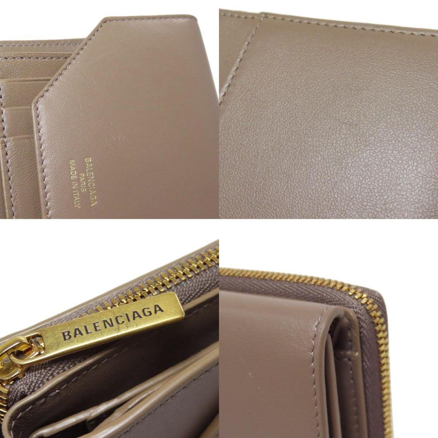 Balenciaga 753762 Leather Bifold Wallet