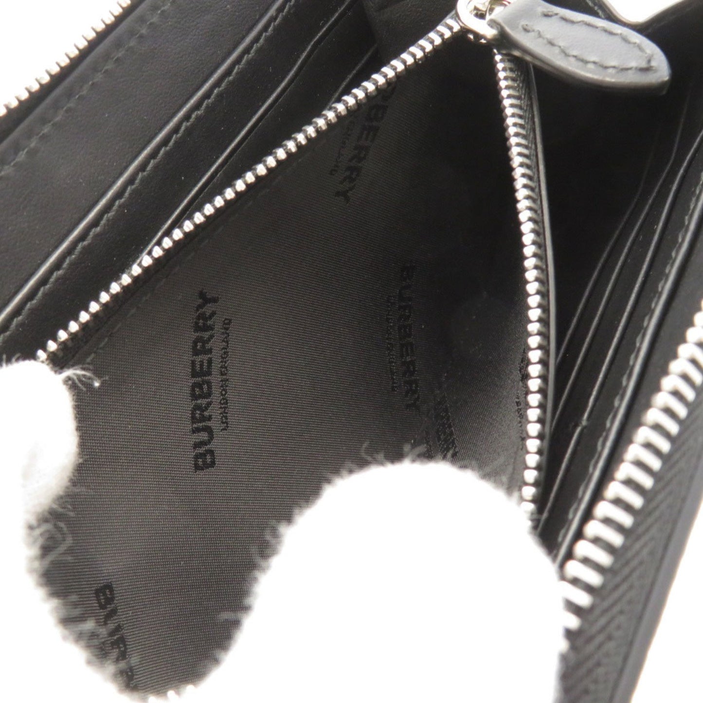 Burberry Motif Long Wallet Leather