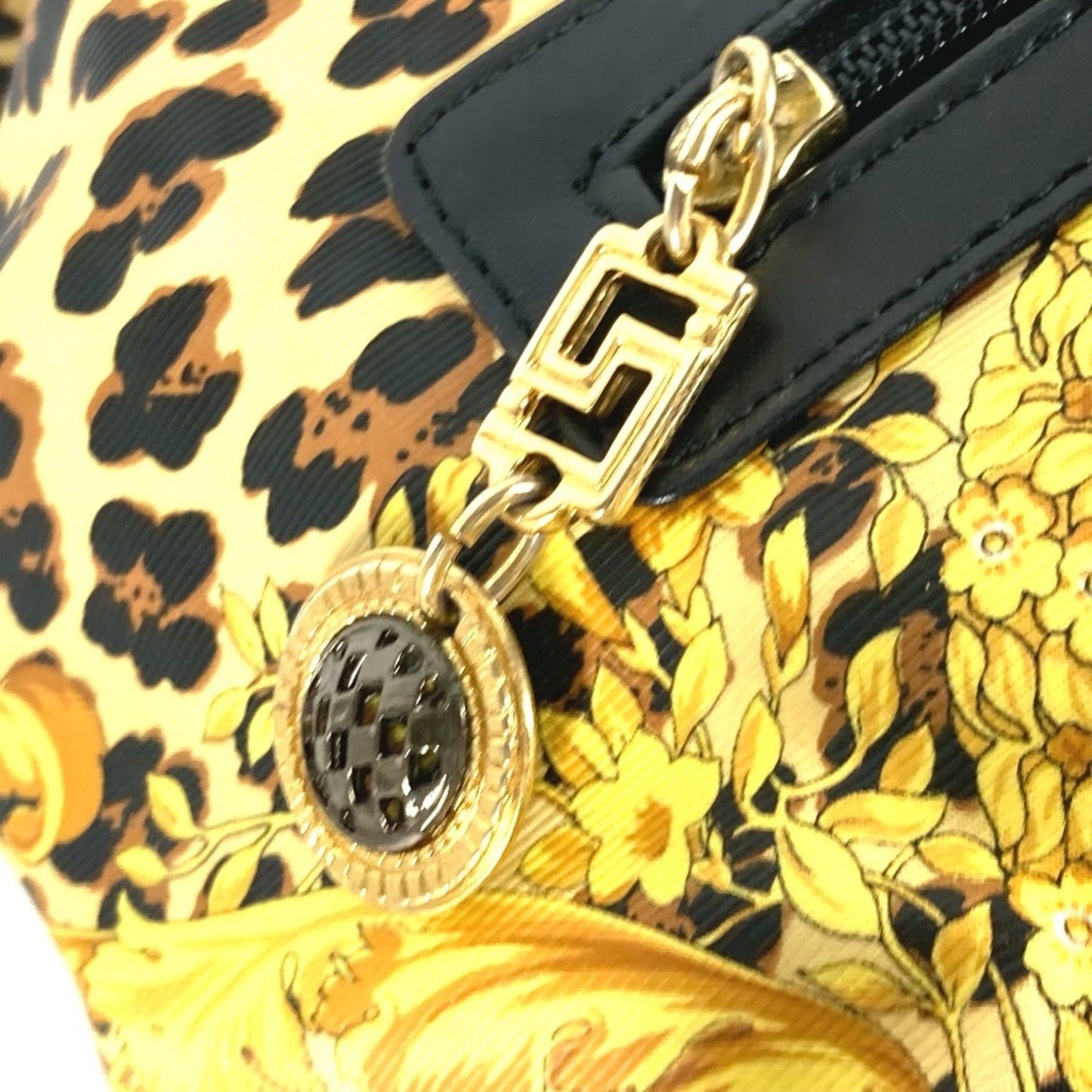 Versace Leopard Print Backpack