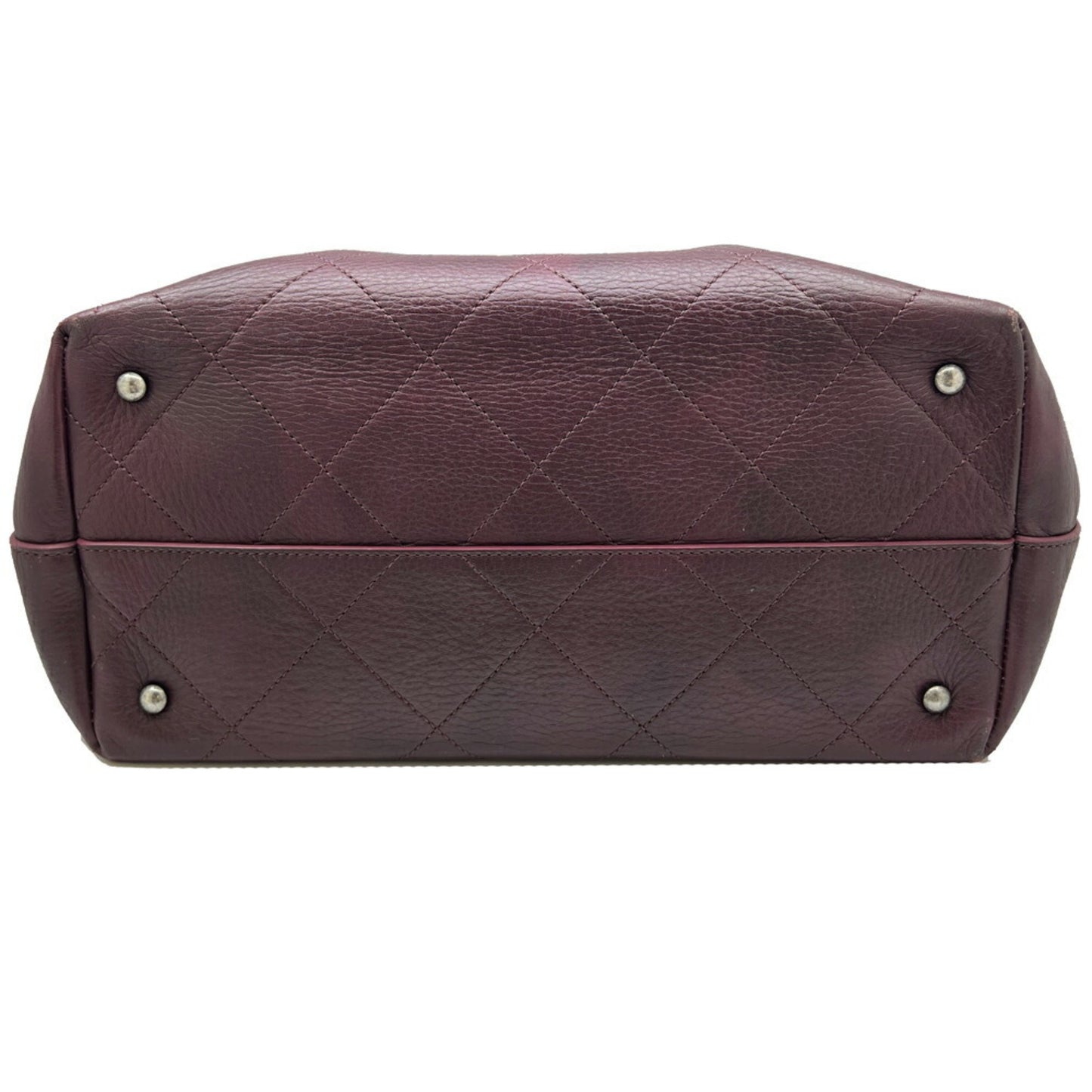 Chanel Chanel Shoulder Bag Matelasse Wine Red Tote Handbag Chain