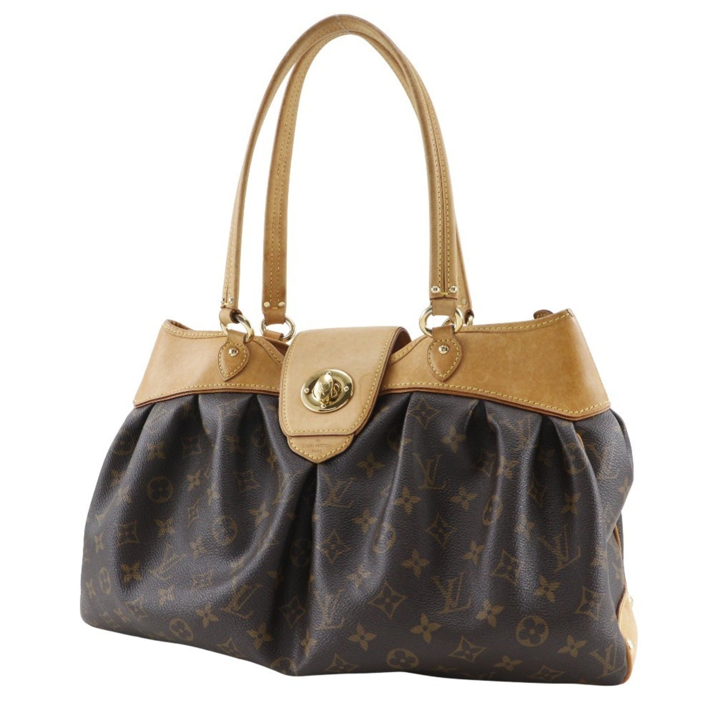 Louis Vuitton Louis Vuitton Boesi Mm Tote Bag M45714 Monogram Canvas 2009 Brown Mi0099 Turnlock