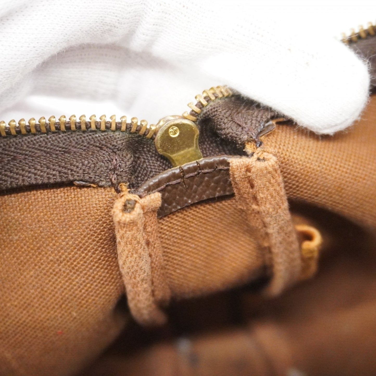 Louis Vuitton Monogram Pochette Accessoires M51980 Brown