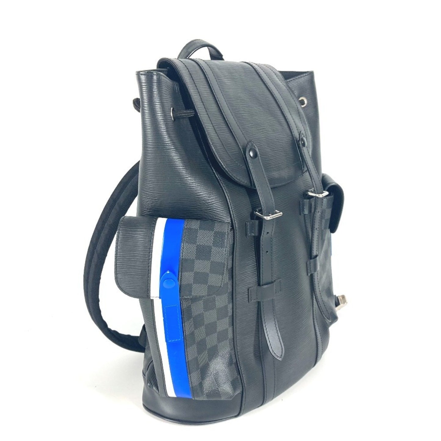 Louis Vuitton M56600 Epi Damier Graphite Christopher Pm Backpack Bag Rucksack Canvas