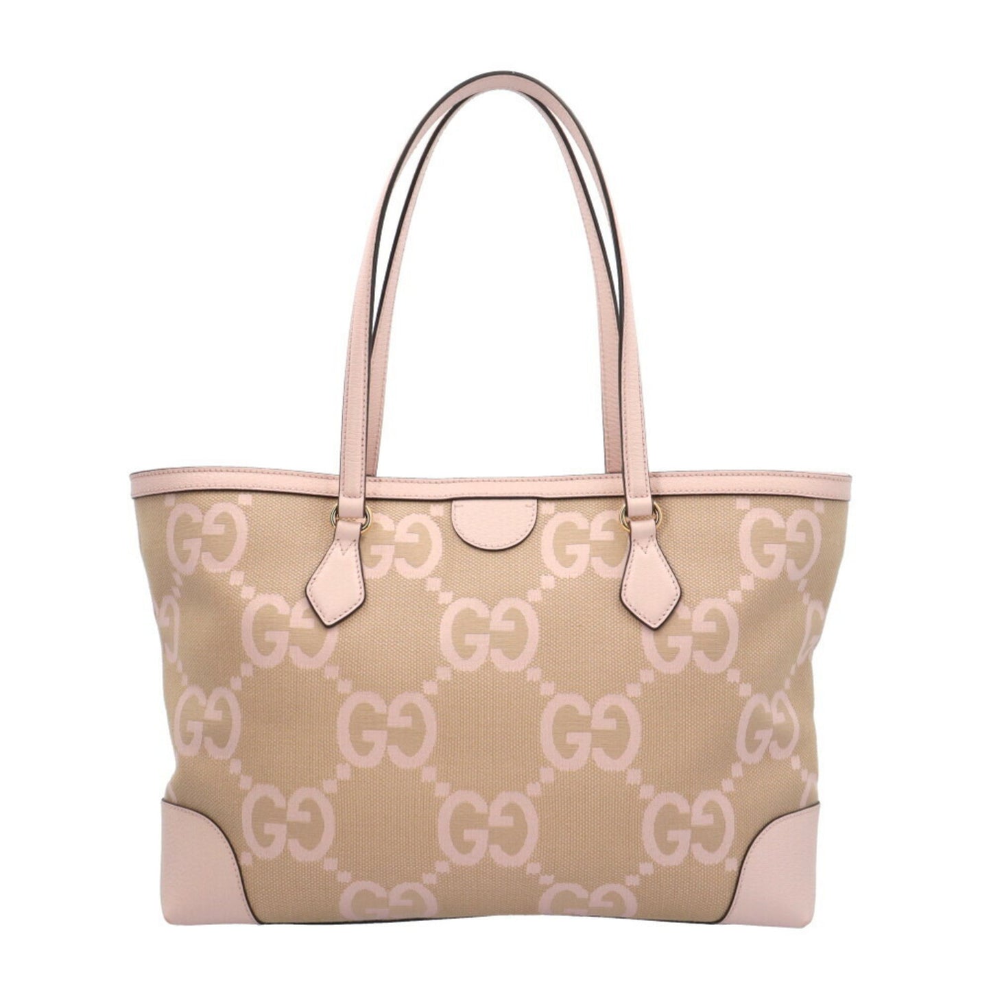 Gucci Jumbo Gg Tote Bag Canvas 631685 Pink