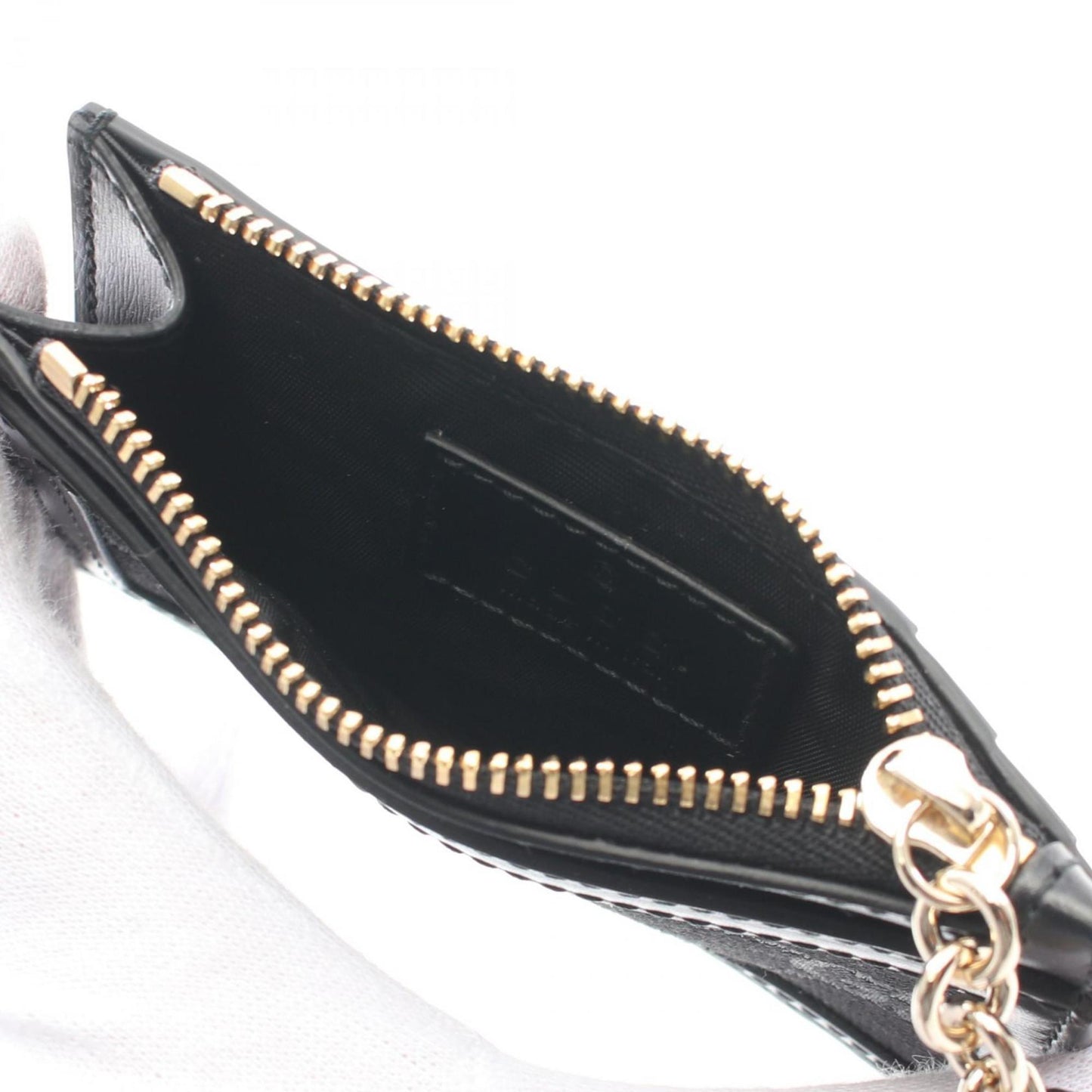 Gucci Gg Canvas Coin Case Wallet Leather
