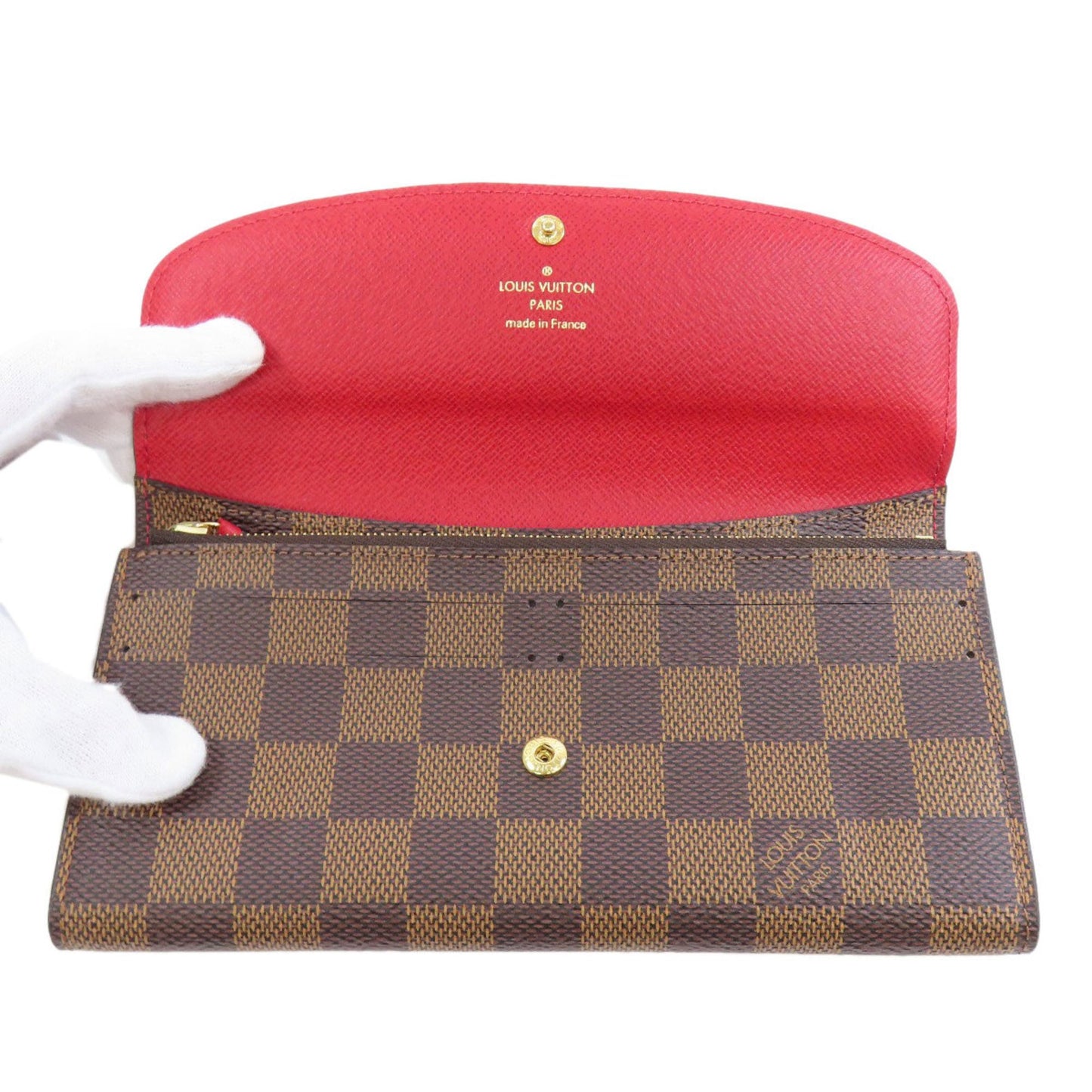 Louis Vuitton M60697 Portefeuille Emily Long Wallet Monogram Canvas