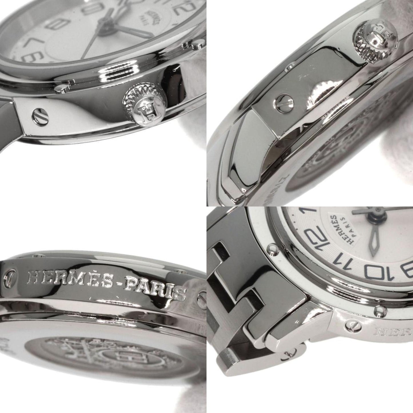 Hermes Cp1.210 Clipper Classic Watch Stainless