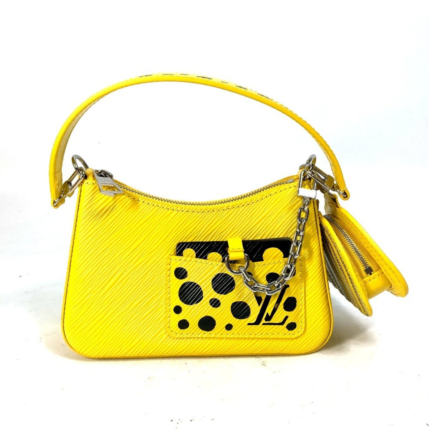 Louis Vuitton M21702 Yayoi Kusama Collaboration Lvxyk Malellini Shoulder Bag Handbag Epi Leather