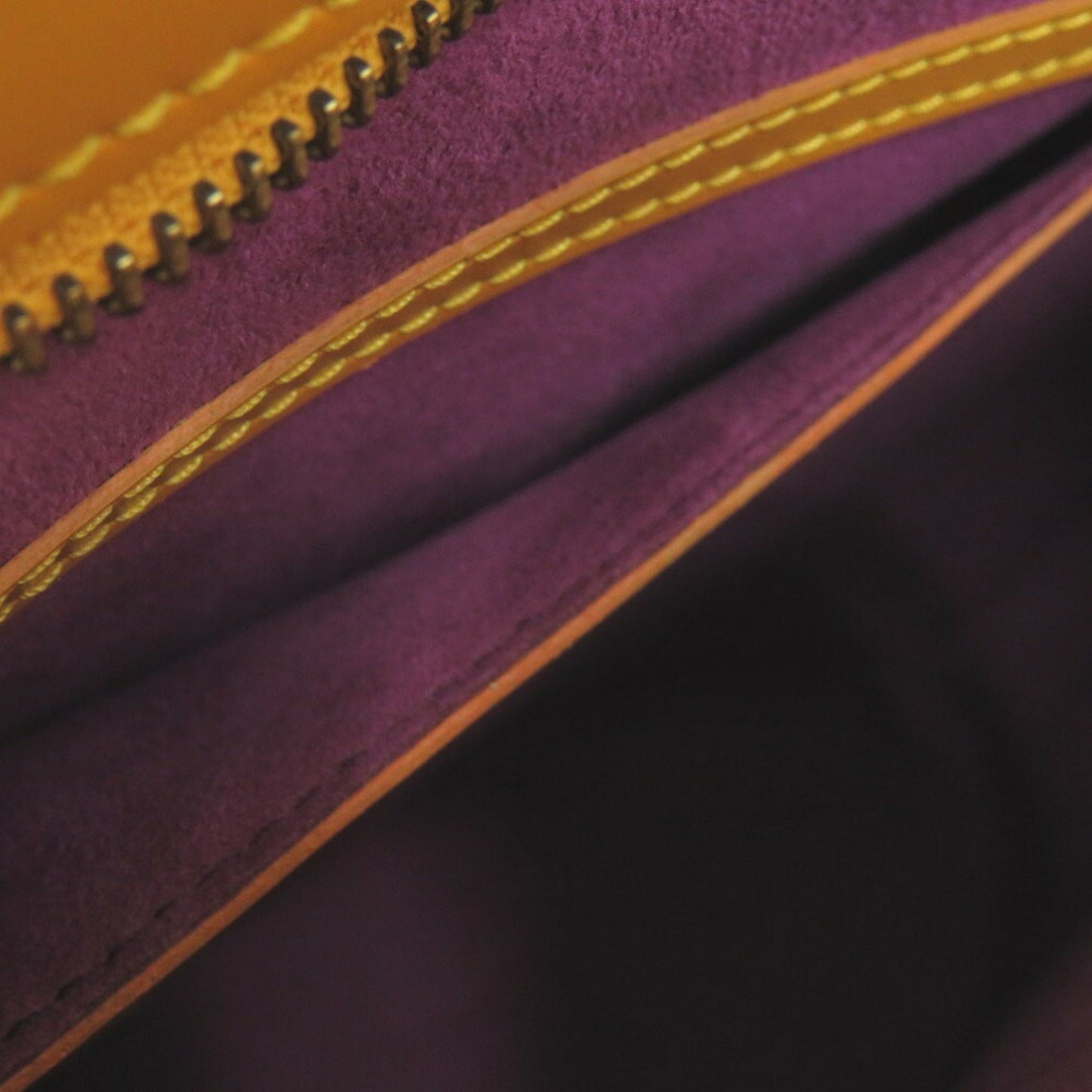 Louis Vuitton Saint Jacques Poigner Long Shoulder Bag M52339 Epi Leather Yellow Lv 0056Louis Vuitton