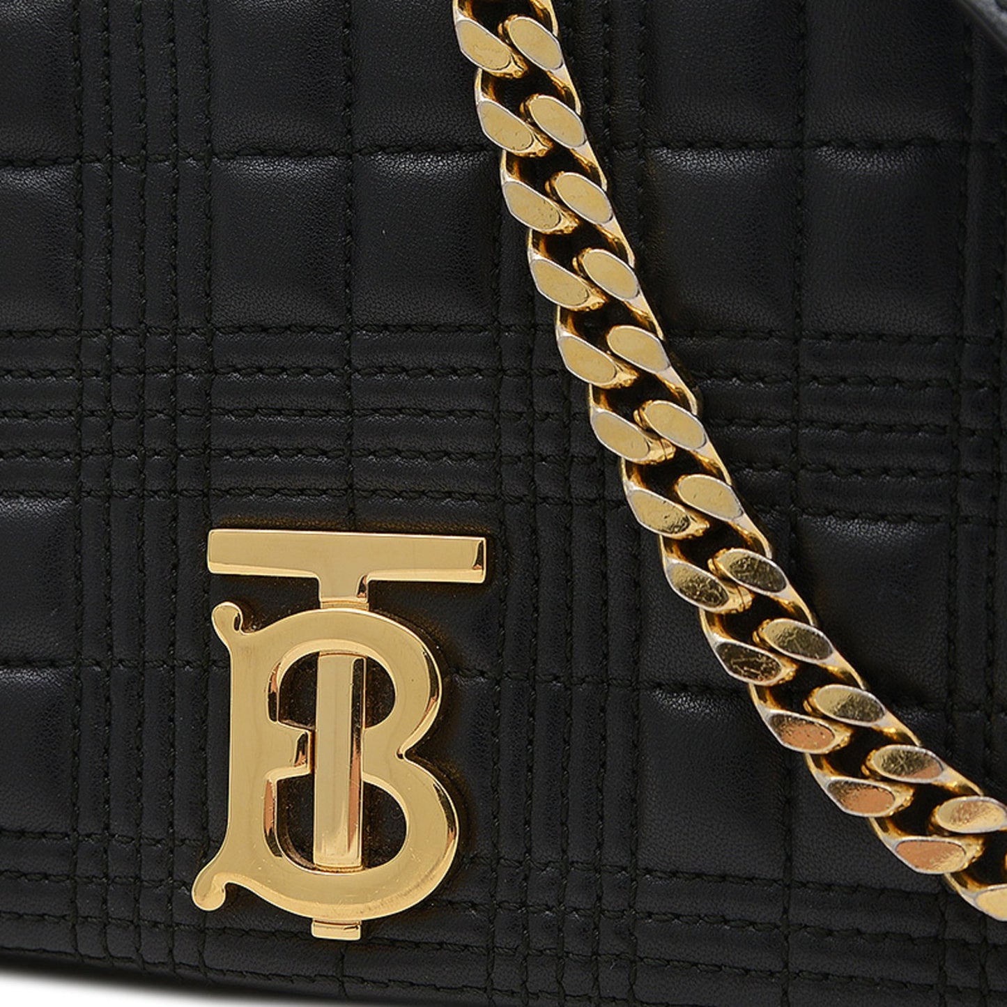 Burberry Small Quilted Shoulder Bag Lambskin Black 8021492 Bp