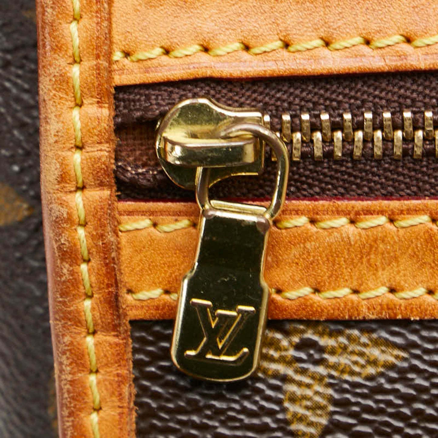 Louis Vuitton Monogram Bosphore Pm Shoulder Bag M40106 Brown Pvc Leather