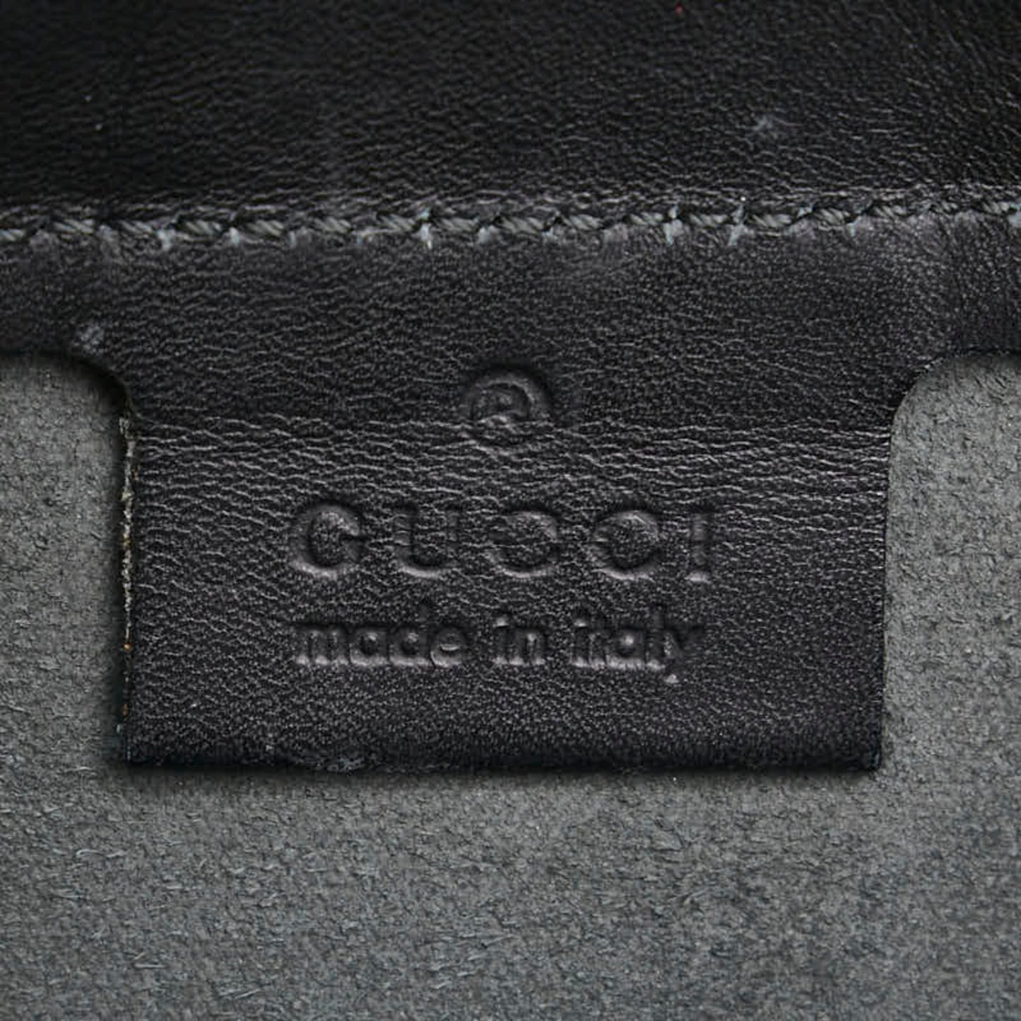Gucci Tote Bag Handbag 94885 Black Leather